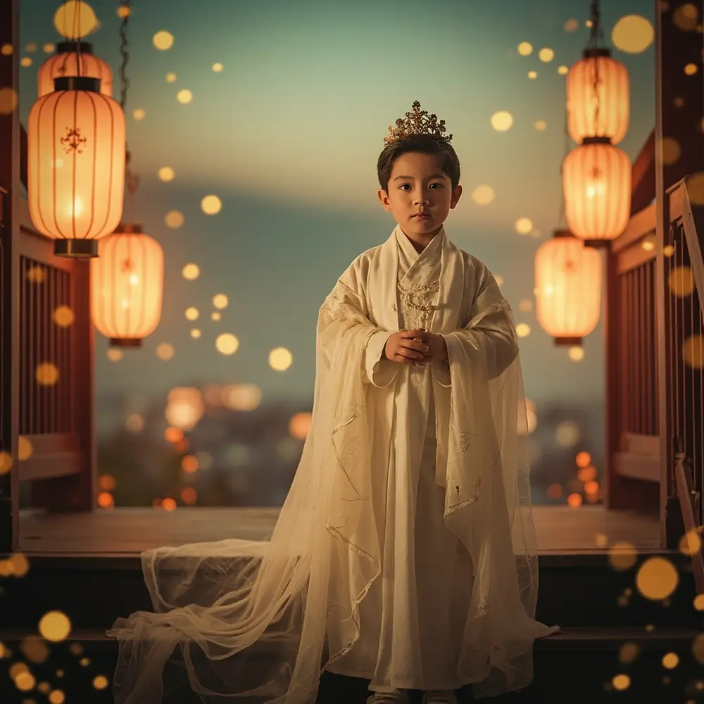 12 Spooky & Sweet Ghost Costume Ideas for Kids (Beyond the Basic Sheet!) 9 White distressed with a p wearing or slightly crown gown ethereal child in elements pale image suit ghostly colored 9