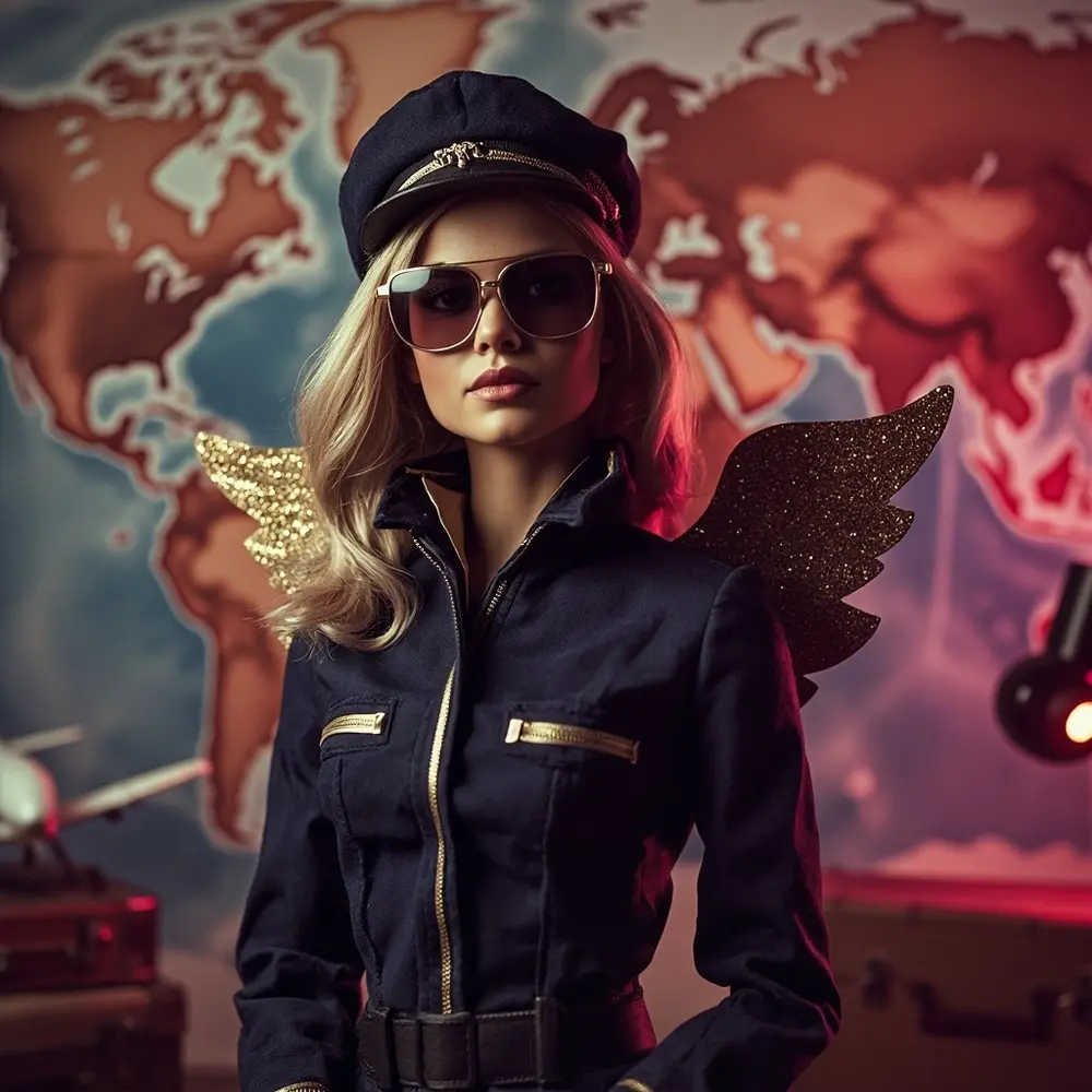 15 Perfectly Pink Barbie Costume Ideas (For Kids & Moms!) 9 Pilot barbie h2 9