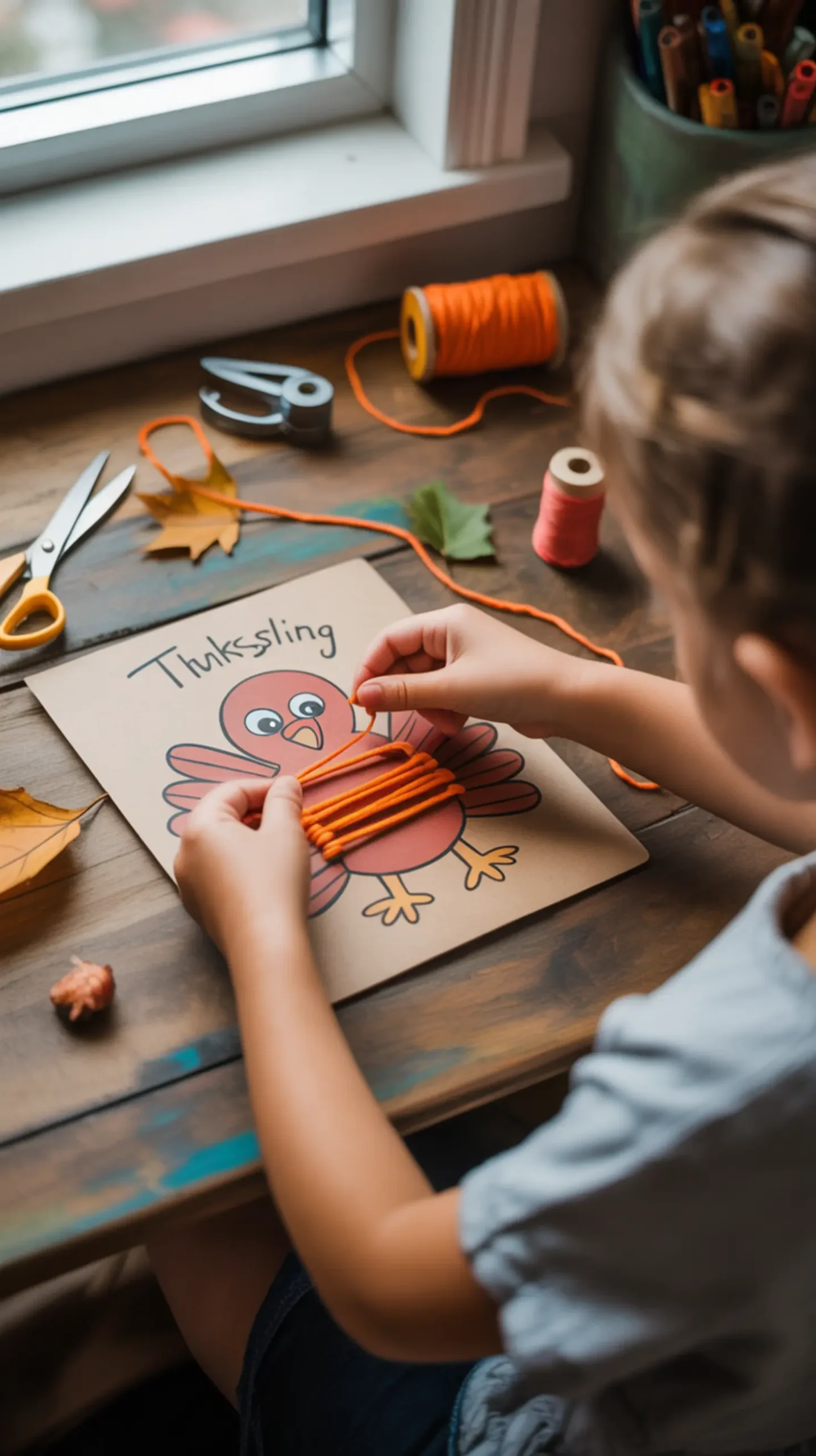 "7 Thanksgiving Lacing Crafts for Kindergarten (Free Printable Templates)" 1 Friendly h2 turkey 1 lacing card the