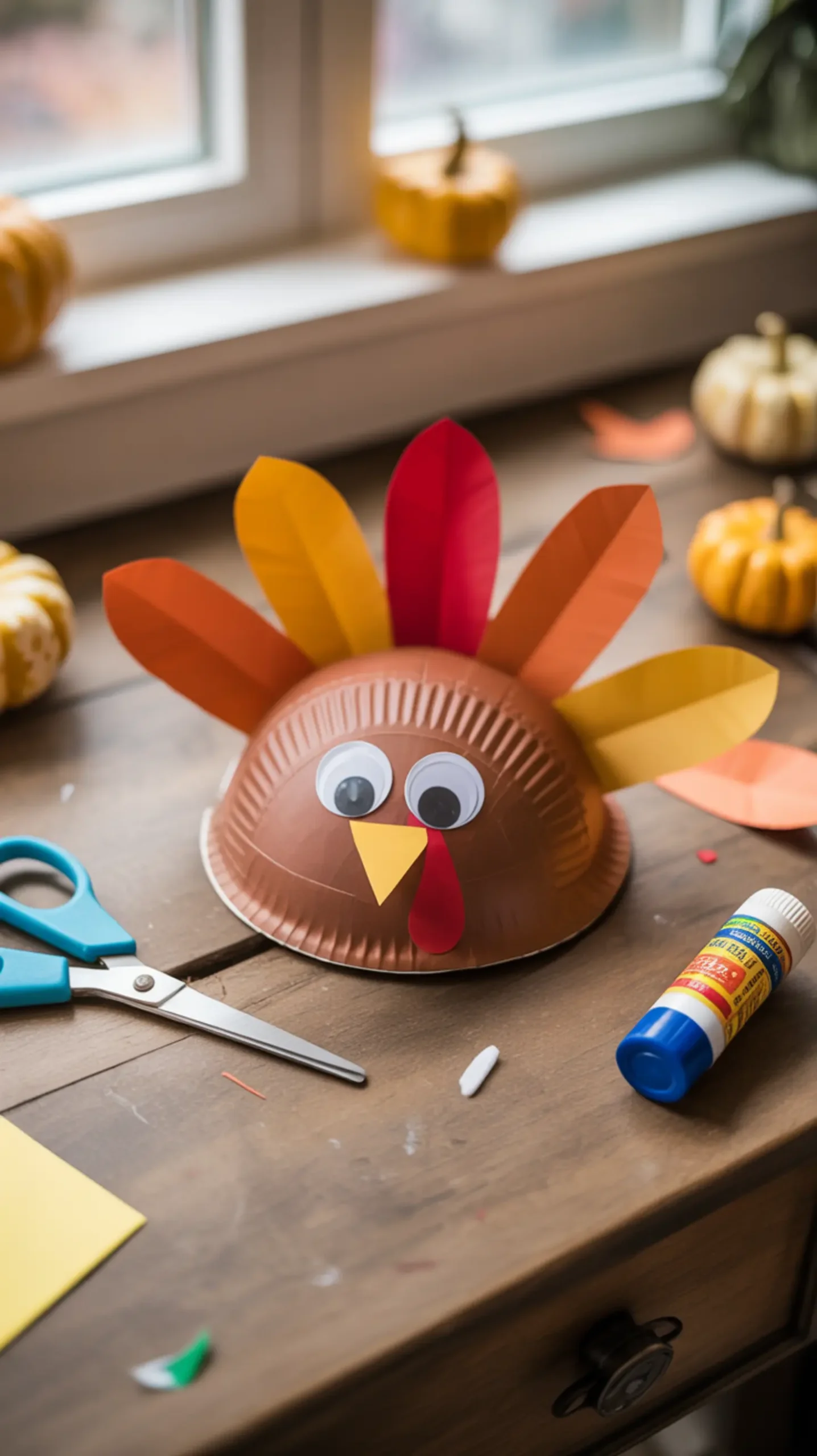 "20 Fun & Easy Thanksgiving Crafts for Preschoolers (Perfect for the Classroom)" 1 Paper h2 plate turkey classic 1 the