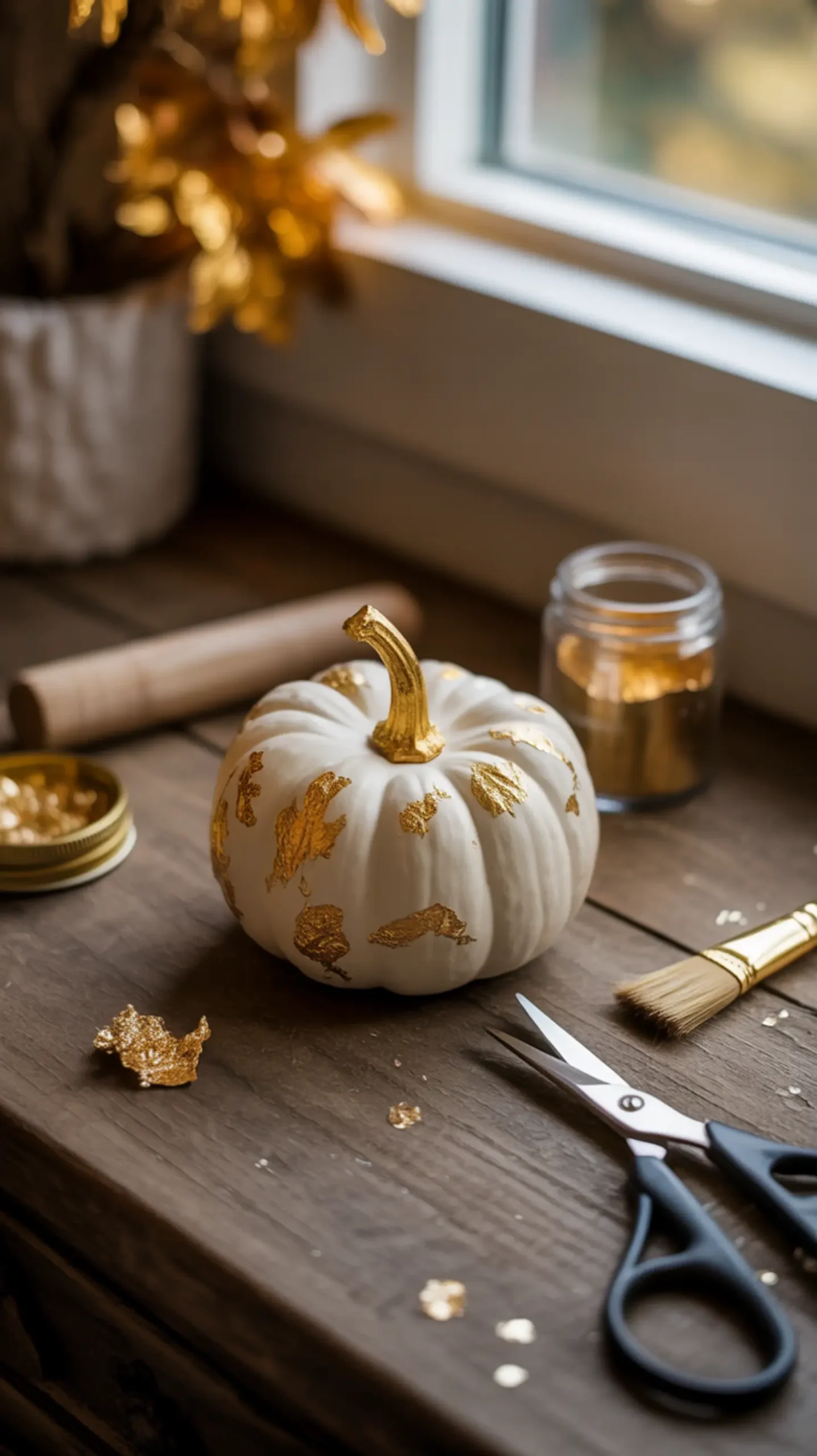 Gourds mini pumpkins h2 gilded 038 1