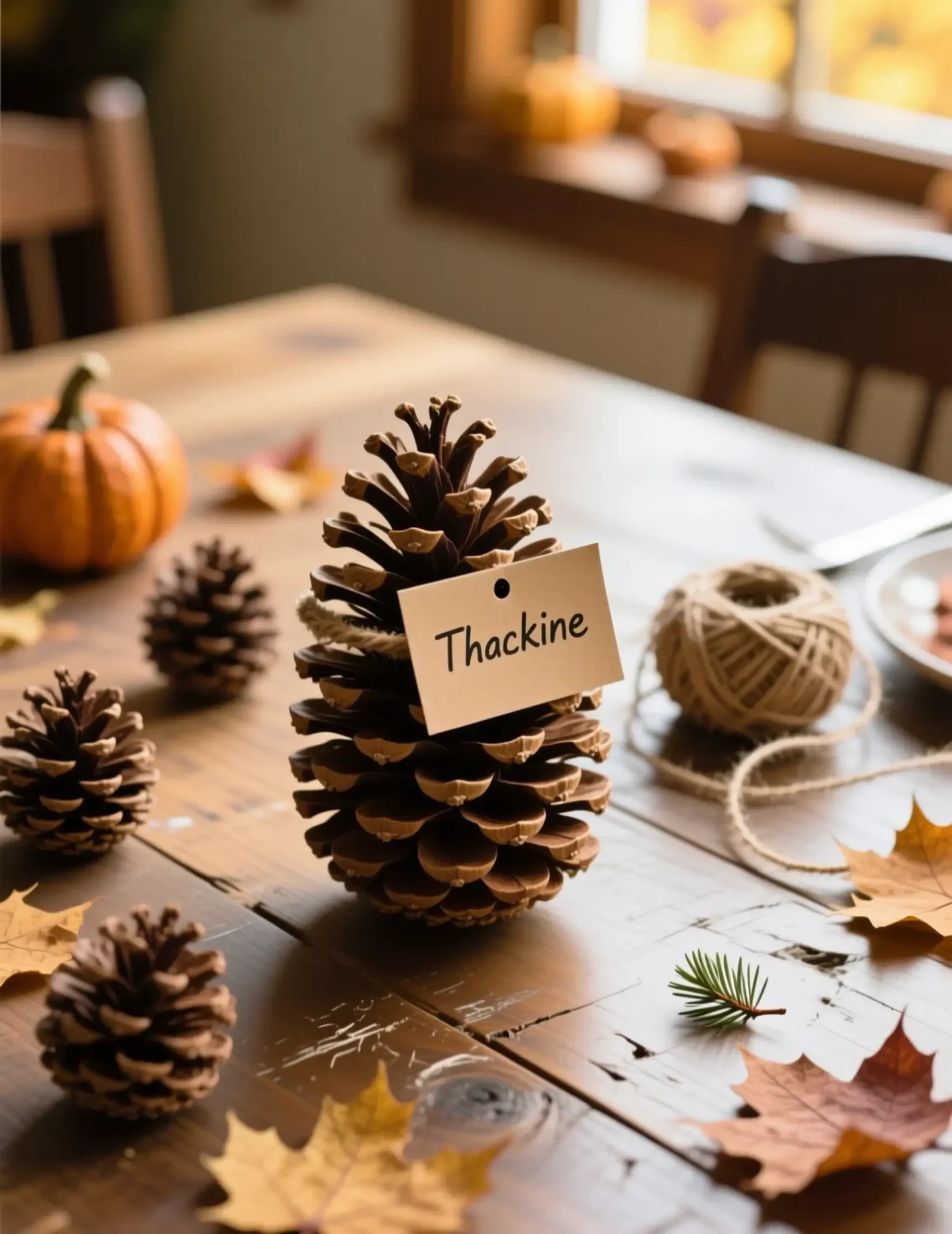 Name holder pinecone h2 classic 1 the