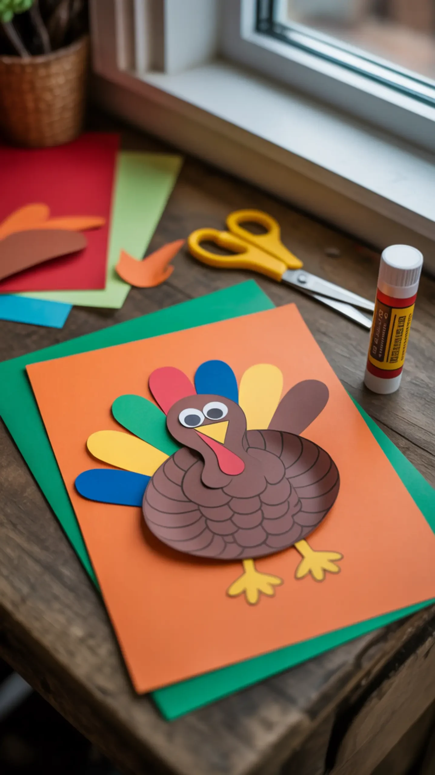 "25+ FREE Thanksgiving Printables for Kids (Easy Crafts, Placemats & Activities)" 11 Build cut 8221 11 8220 a and h2 turkey paste craft