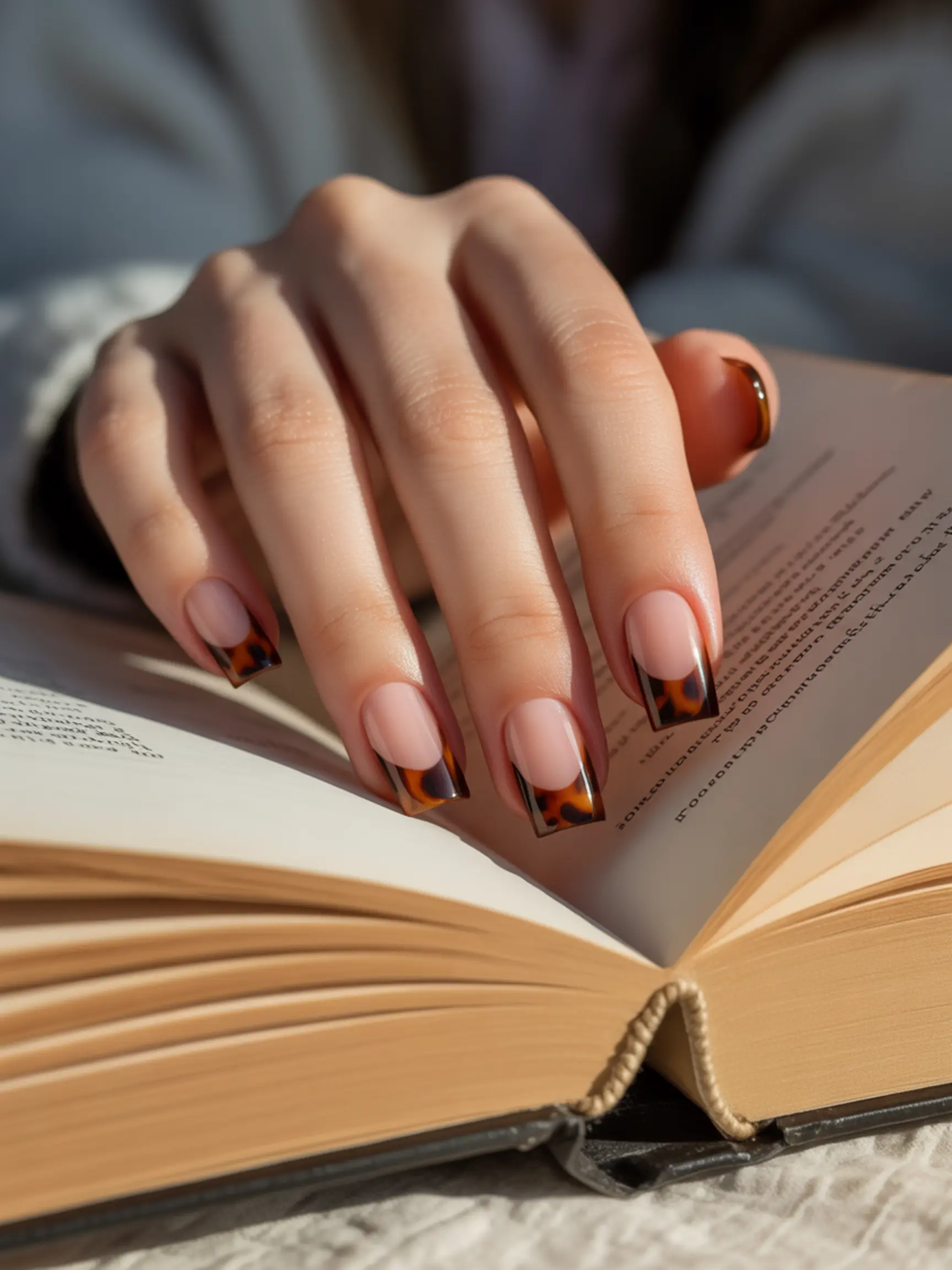 11 h2 tortoiseshell french tips