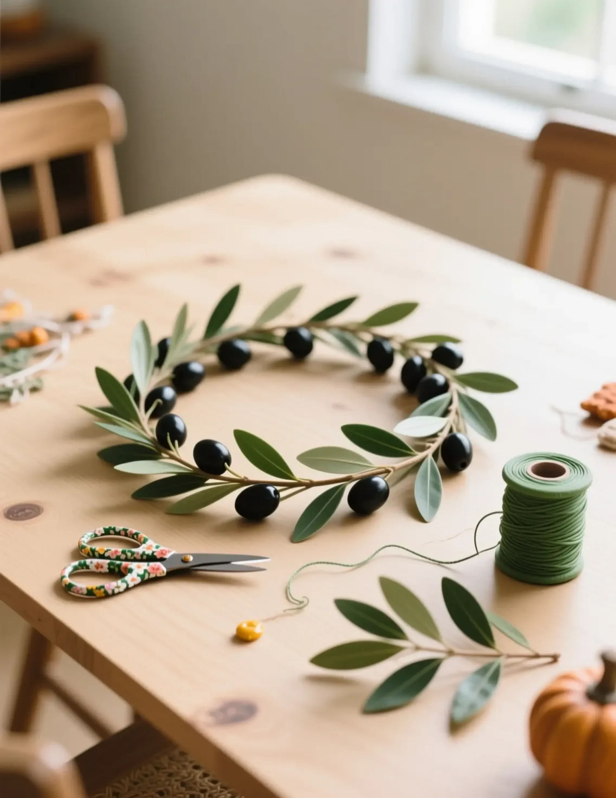 Branch 11 a olive h2 garland simple