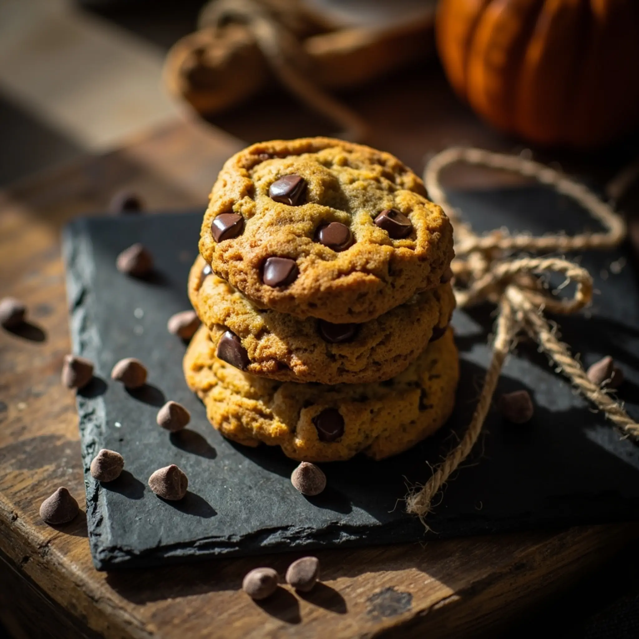 Pumpkin 11 chip h3 chocolate soft cookies