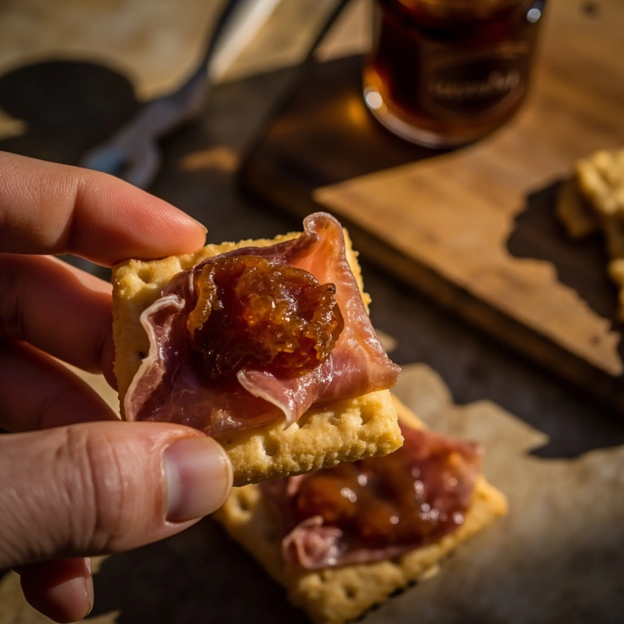 12 prosciutto stacks h3 fig jam 038 cracker