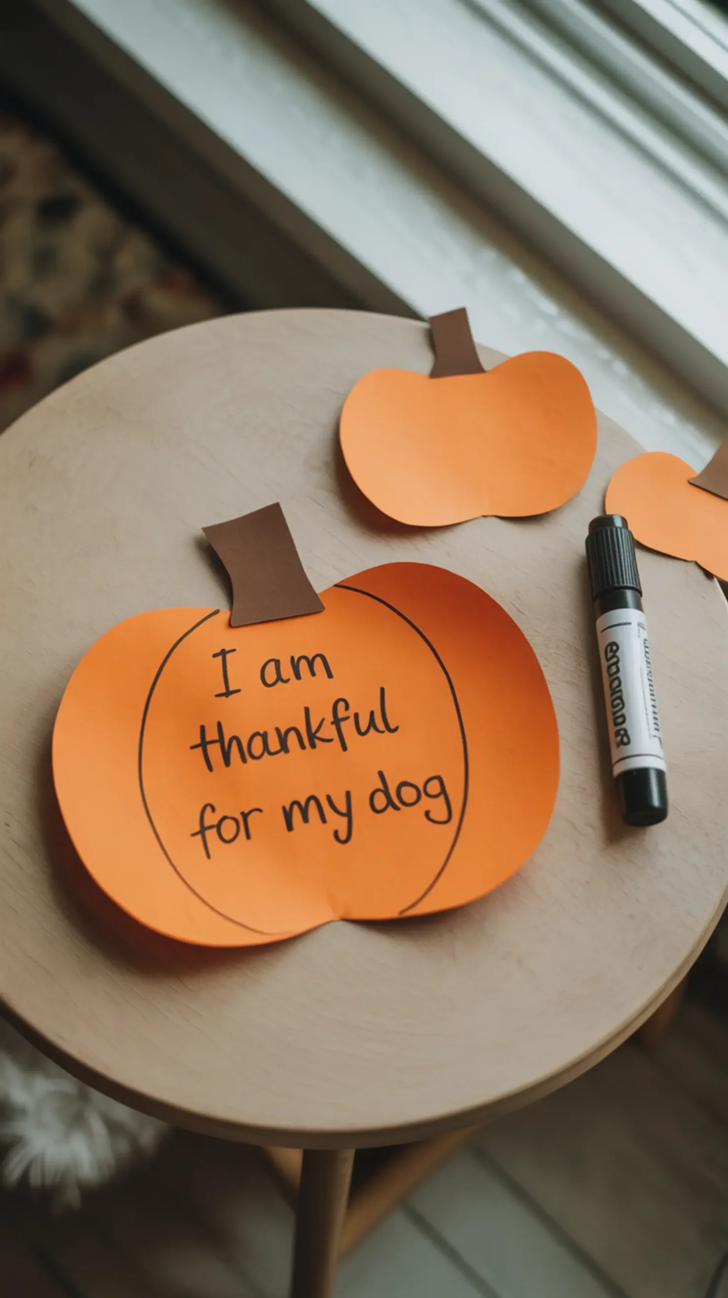 "20 Fun & Easy Thanksgiving Crafts for Preschoolers (Perfect for the Classroom)" 12 12 8221 8220 pumpkin am i h2 thankful