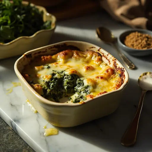 12 spinach h3 cheesy creamed