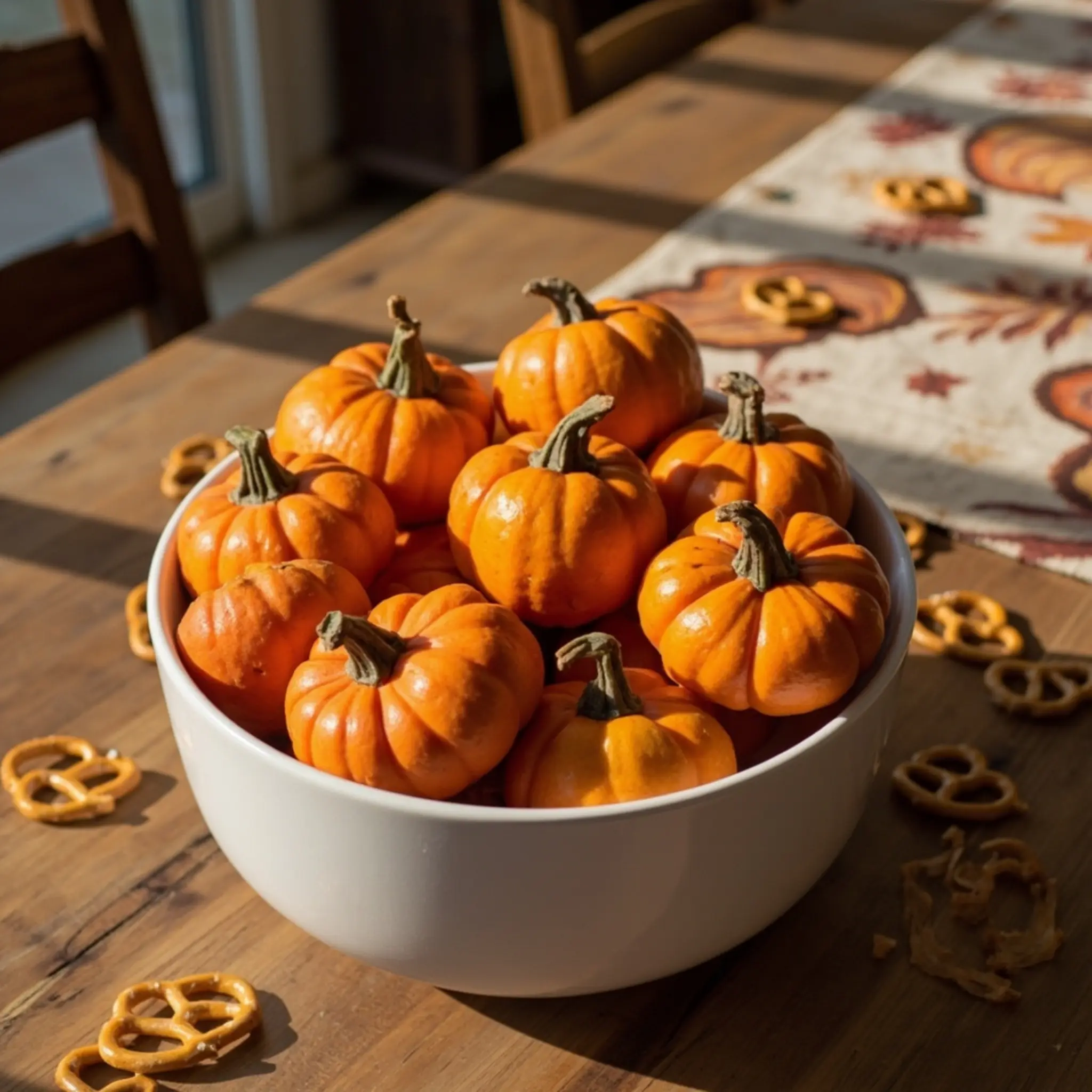 That full big look like 13 a of decorated p clementines pumpkins have image been tiny bowl to