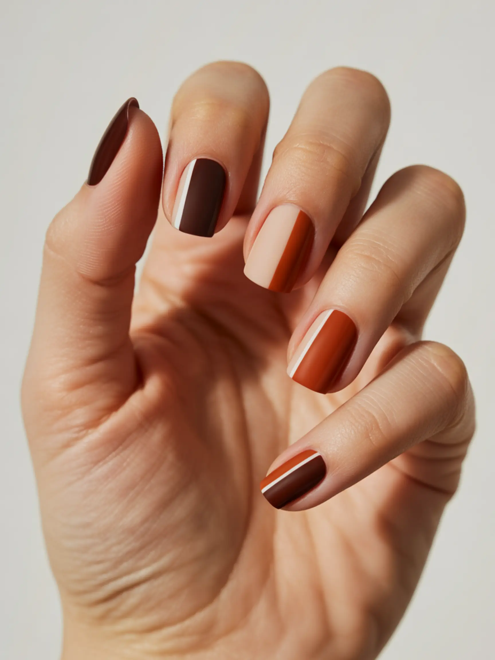 "20 Cute Turkey Nail Art Ideas for Thanksgiving (That Aren'T Tacky)" 14 14 h2 block turkey color nails