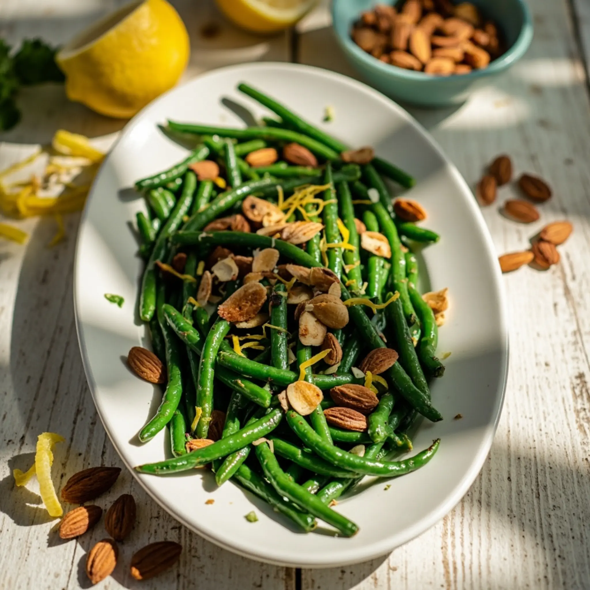 14 lemon h3 toasted 038 beans green almonds with