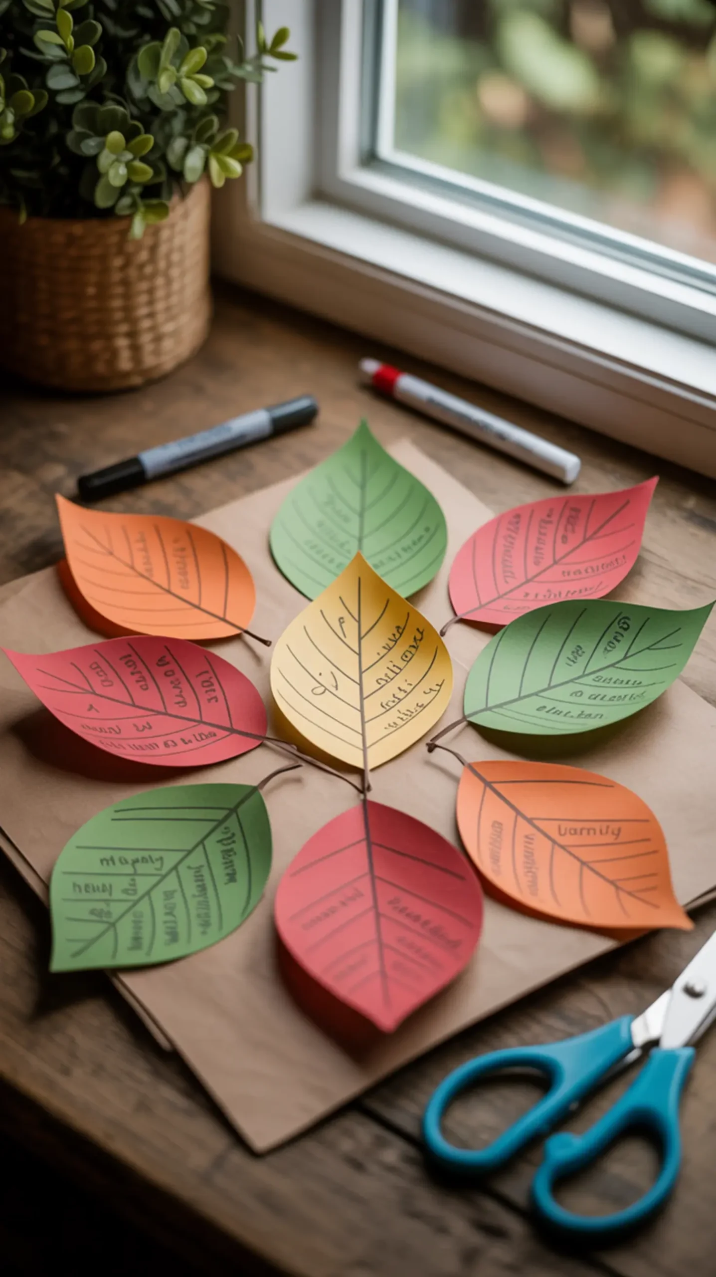 "25+ FREE Thanksgiving Printables for Kids (Easy Crafts, Placemats & Activities)" 16 16 printable tree h2 leaves gratitude