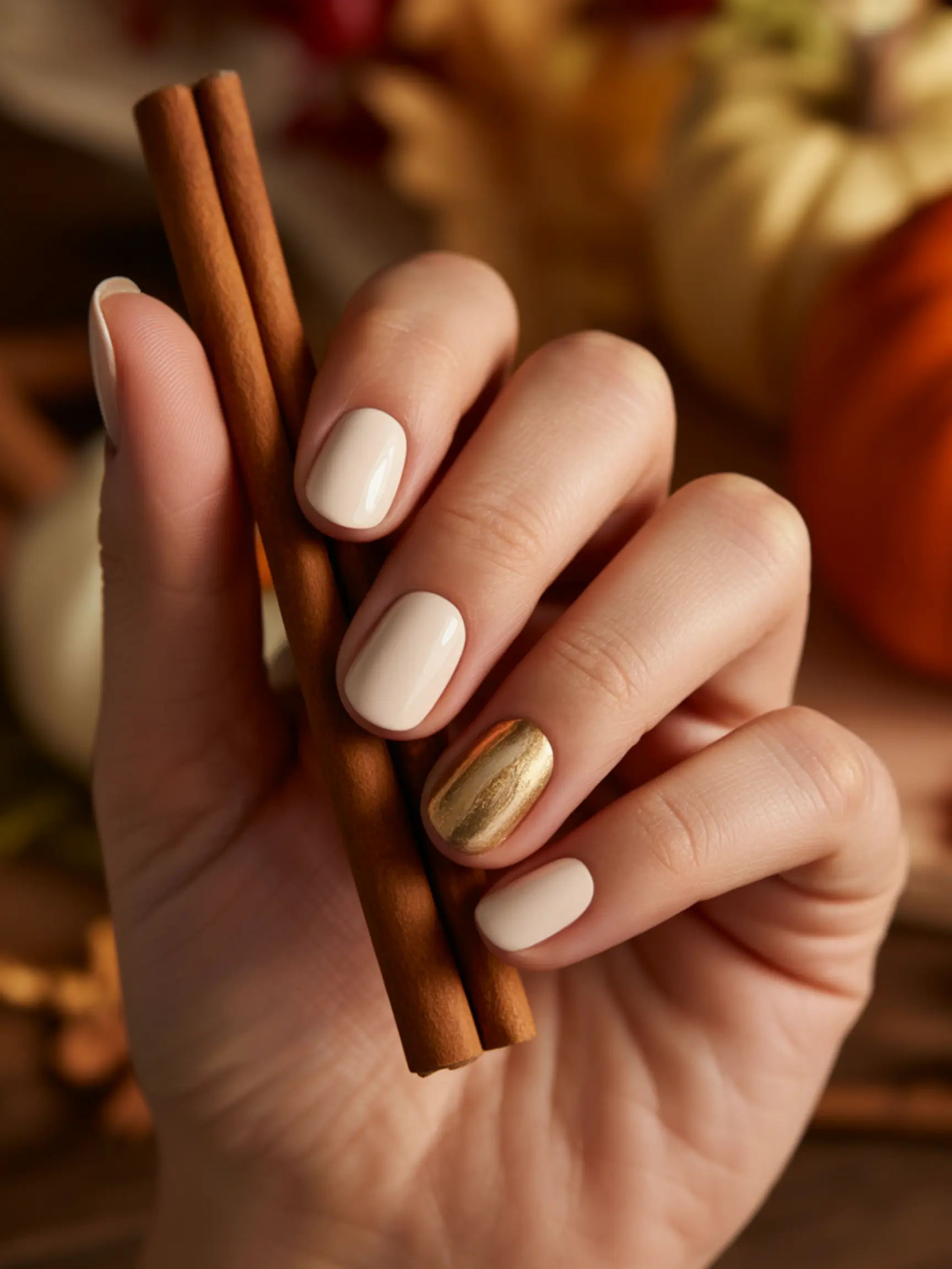 Gold white a single 18 h2 creamy swoosh with