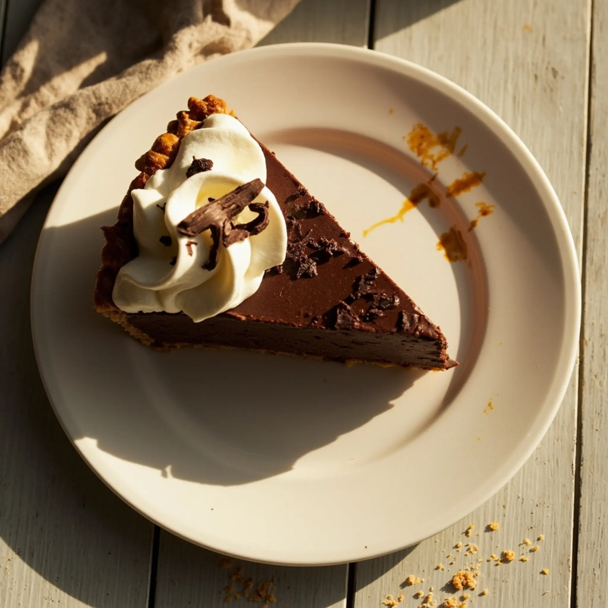 No silk pie h3 2 chocolate with bake pretzel crust