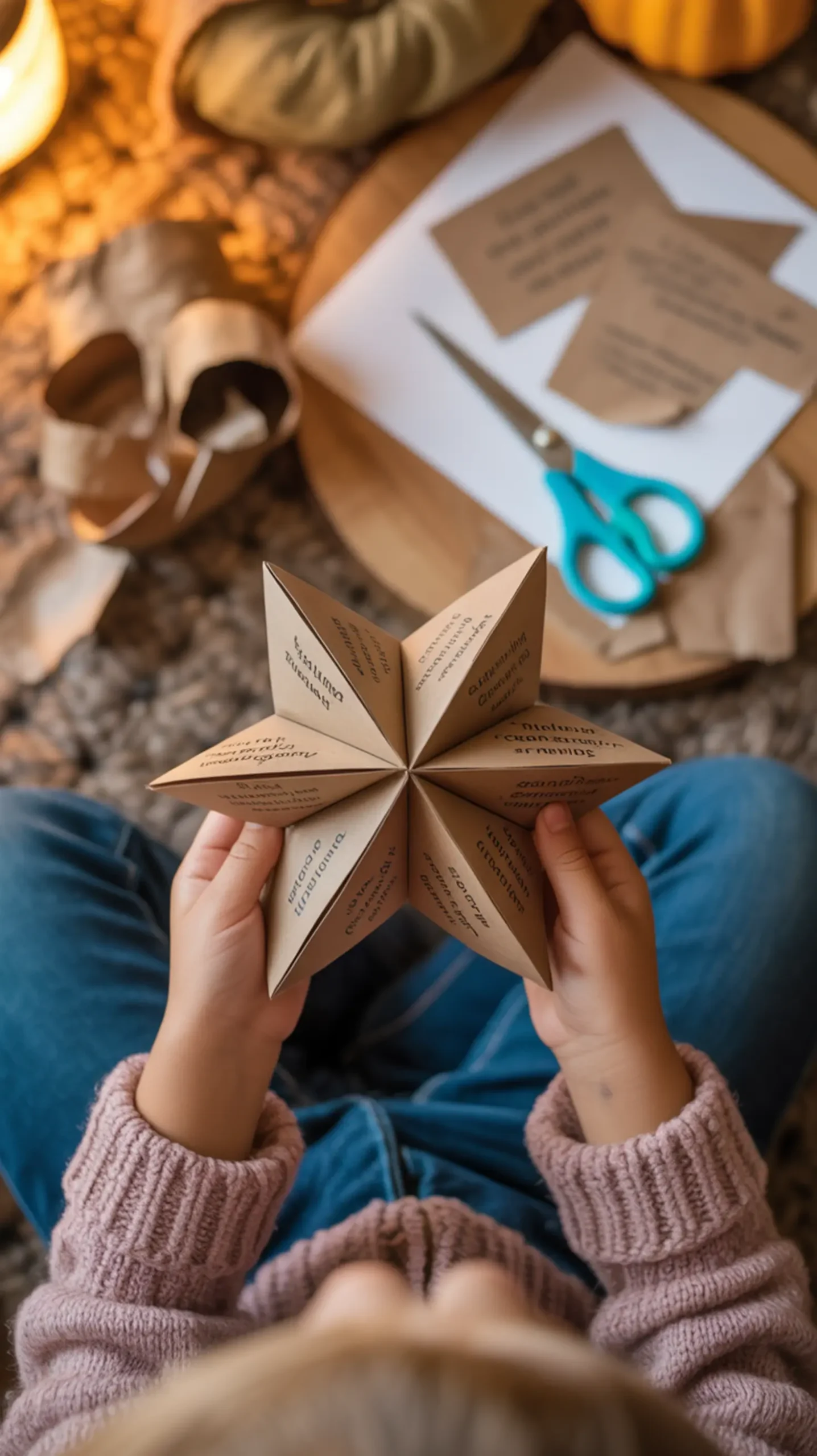 Assembled flaps hands fully prompts with cootie on a s p thanksgiving the fun catcher themed child image visible holding 2