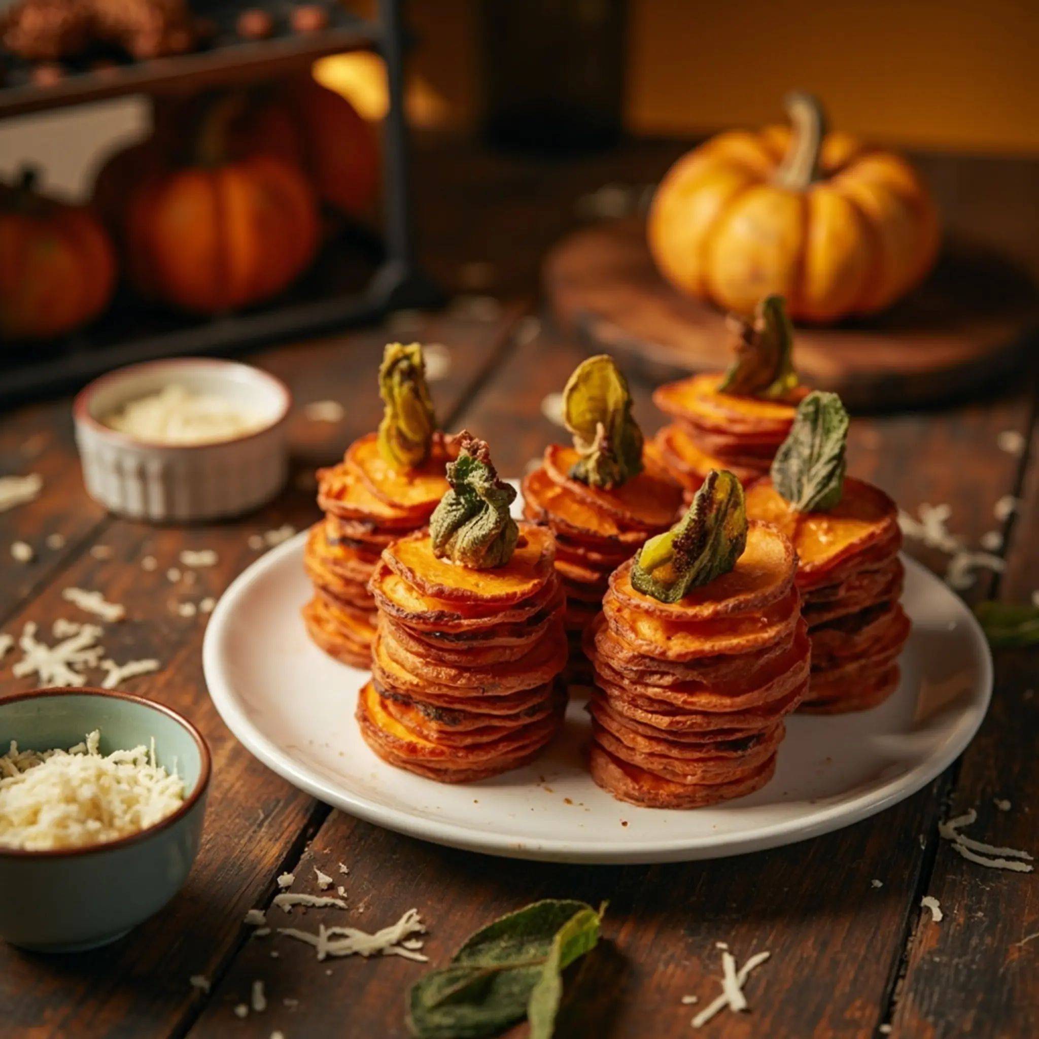 Potato stacks mini sage h3 sweet parmesan 2 038 with