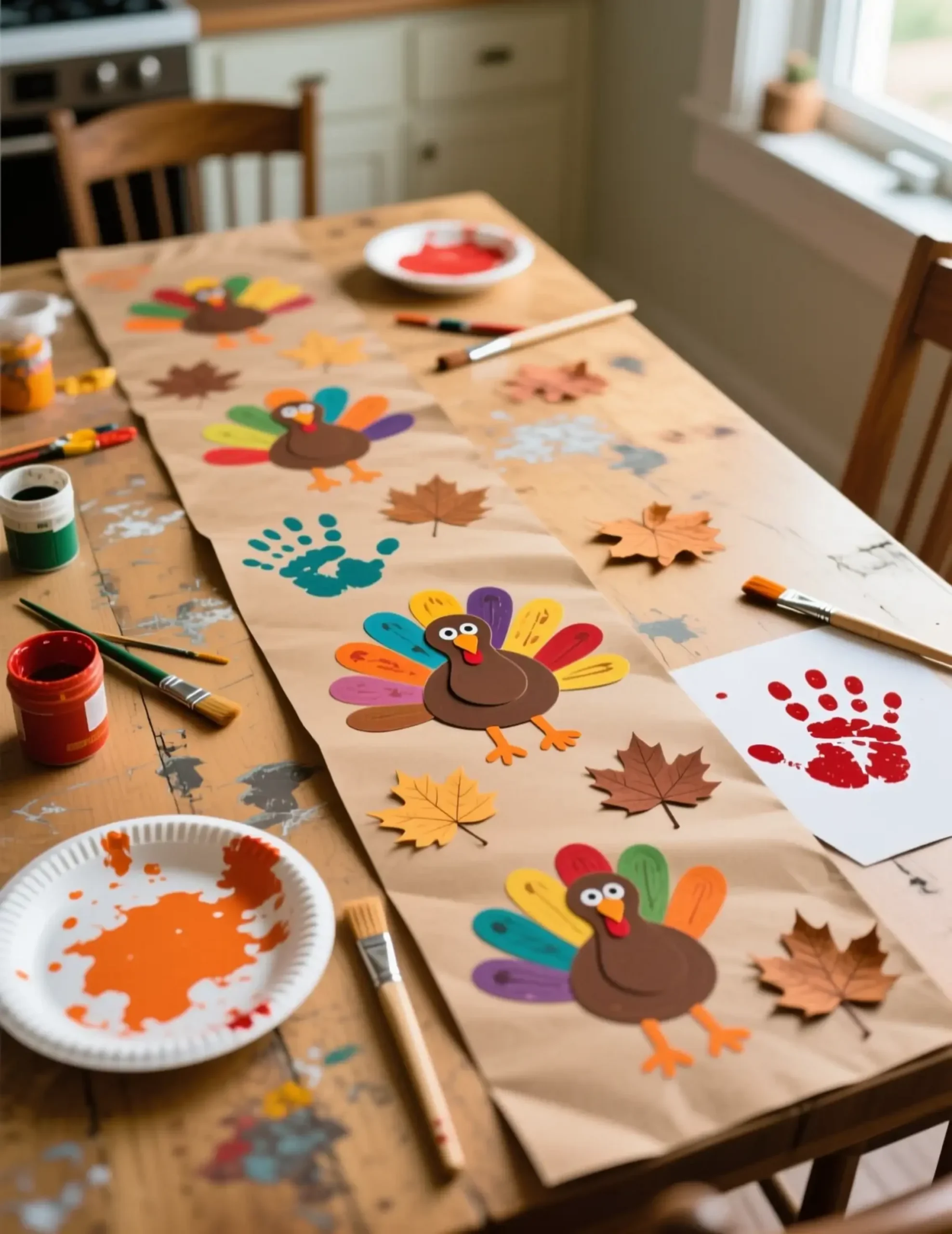 Handprint art runner h2 unified 3 table the