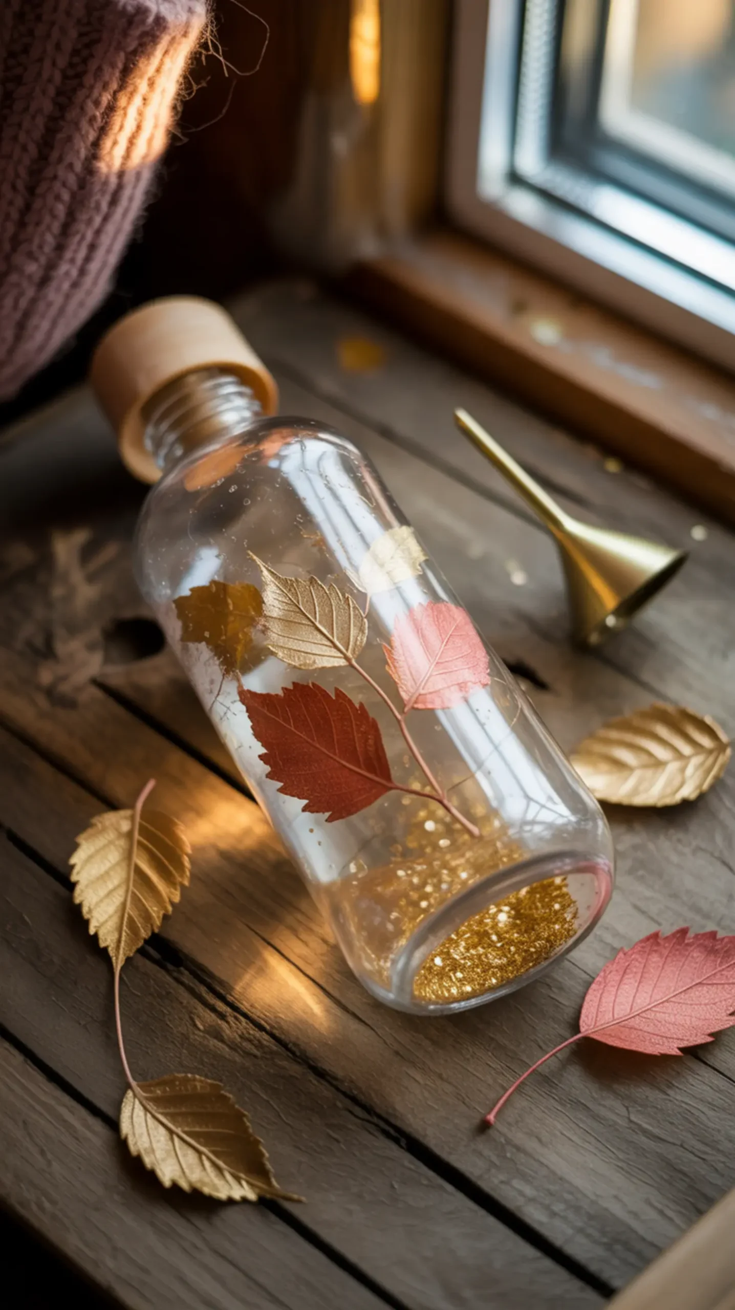 "9 Easy 'My First Thanksgiving' Crafts for Babies & One-Year-Olds" 3 Leaf sensory h2 fall 3 bottle