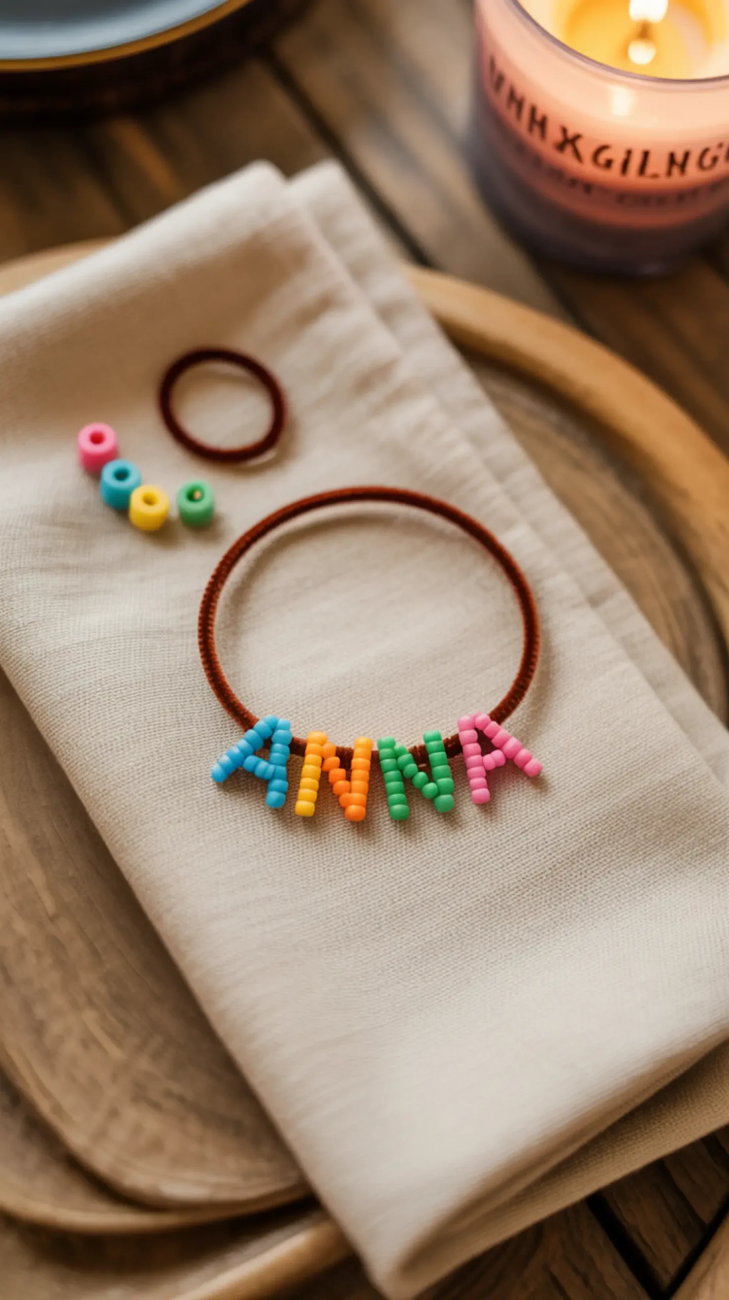 "7 Adorable DIY Thanksgiving Place Card Ideas Kids Can Make" 3 Vibrant 8221 finished 8220 napkin spelling with name cleaner on a up beaded of twisted p pipe the shot and into close tag image folded linen circle 3 anna placed