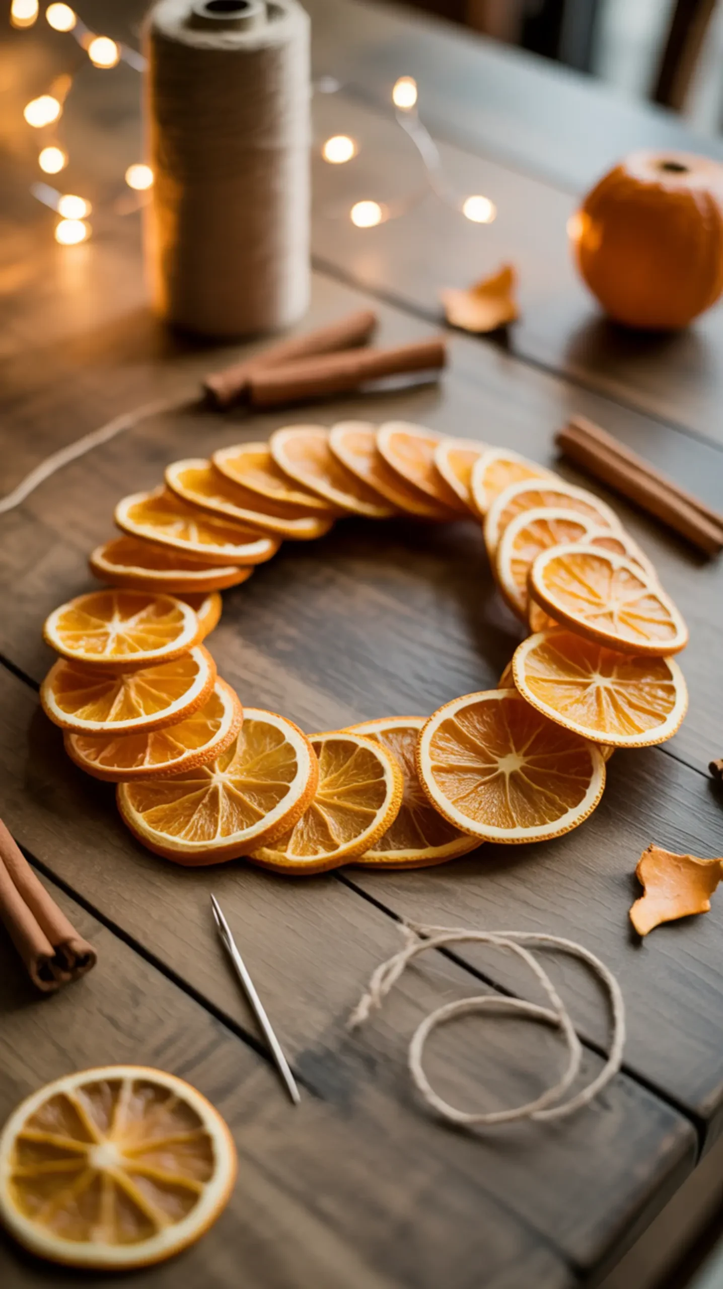 Dried h2 cinnamon garland 3 038 orange minimalist