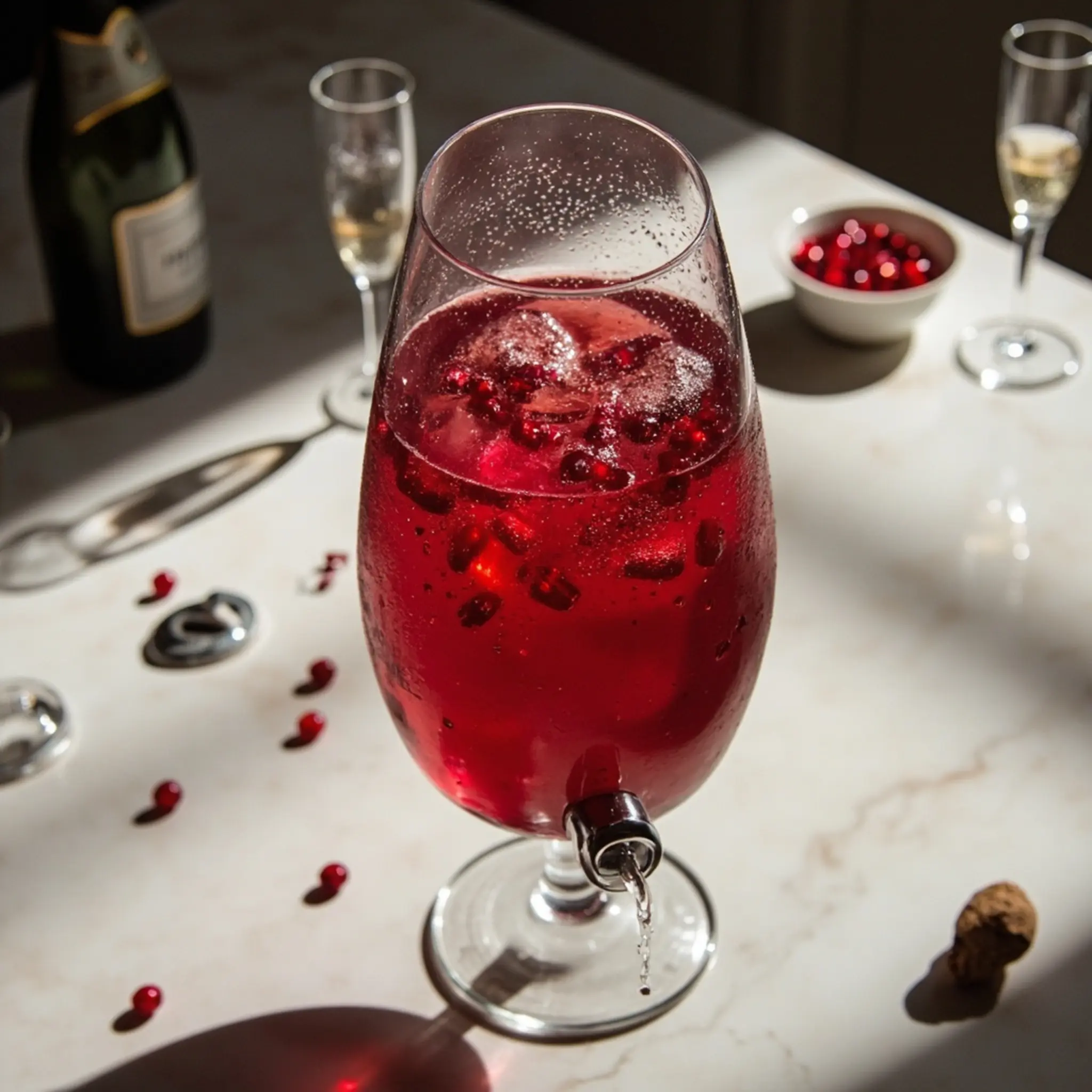 Pomegranate prosecco holiday h3 038 3 sparkler