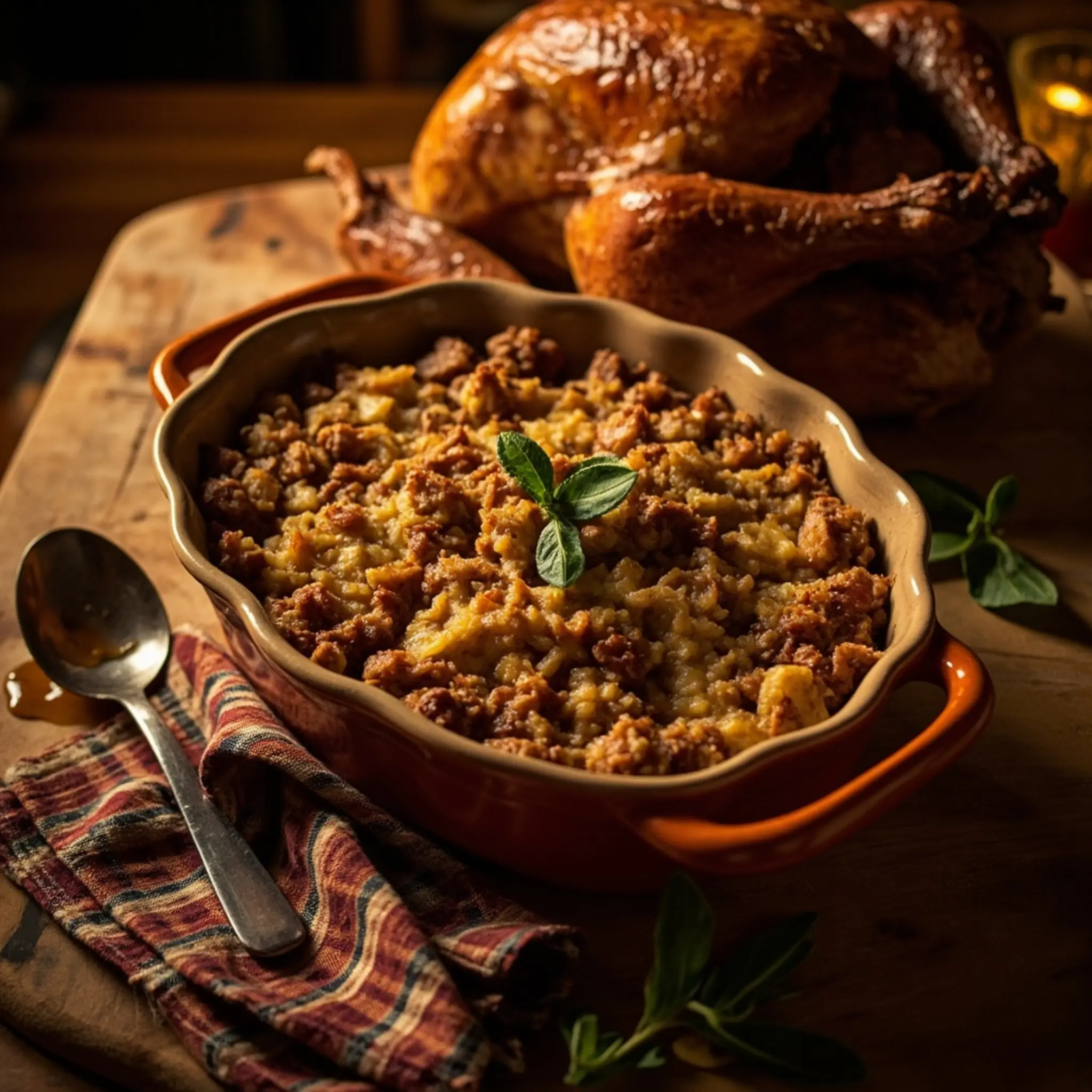 Brown fresh sitting stuffing golden a of p the oven turkey beautiful image from next roasted 3 to pan