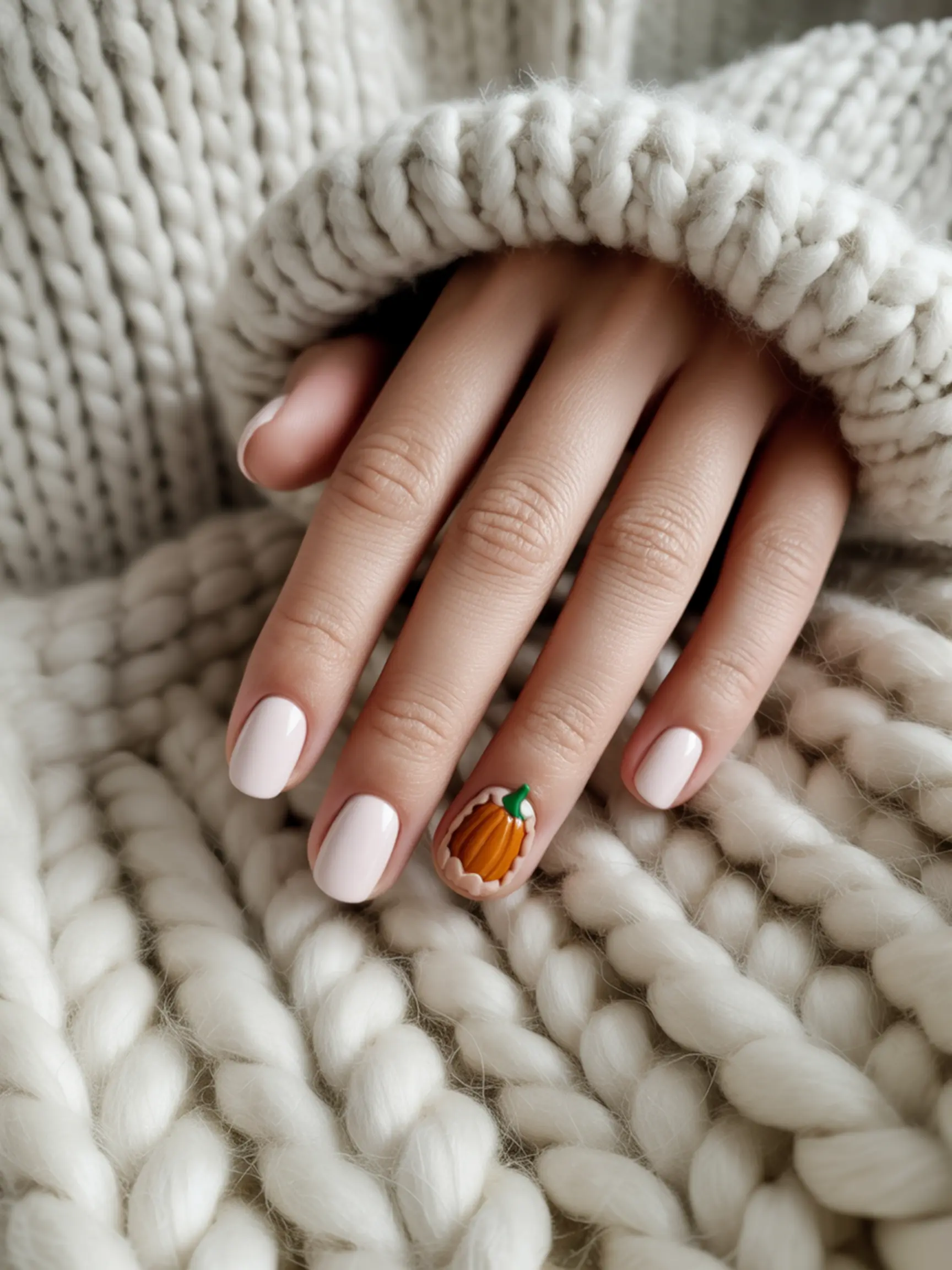 "15 Adorable Pumpkin Pie Nail Designs for Fall" 3 Manicure full pie h2 3 the
