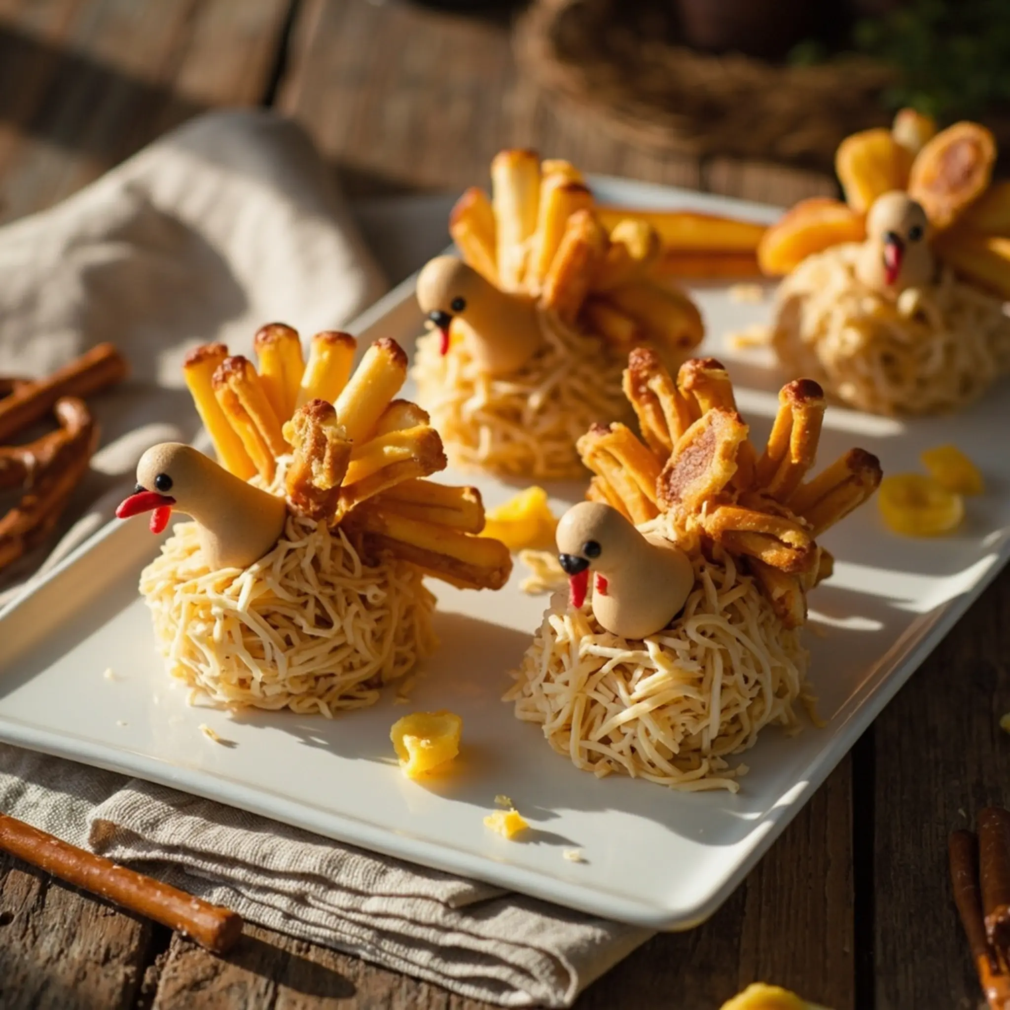 String feathers 8221 8220 cheese h3 turkey 3 038 pretzel