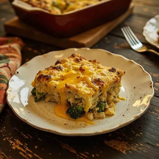 Cheddar broccoli h3 casserole 3 rice