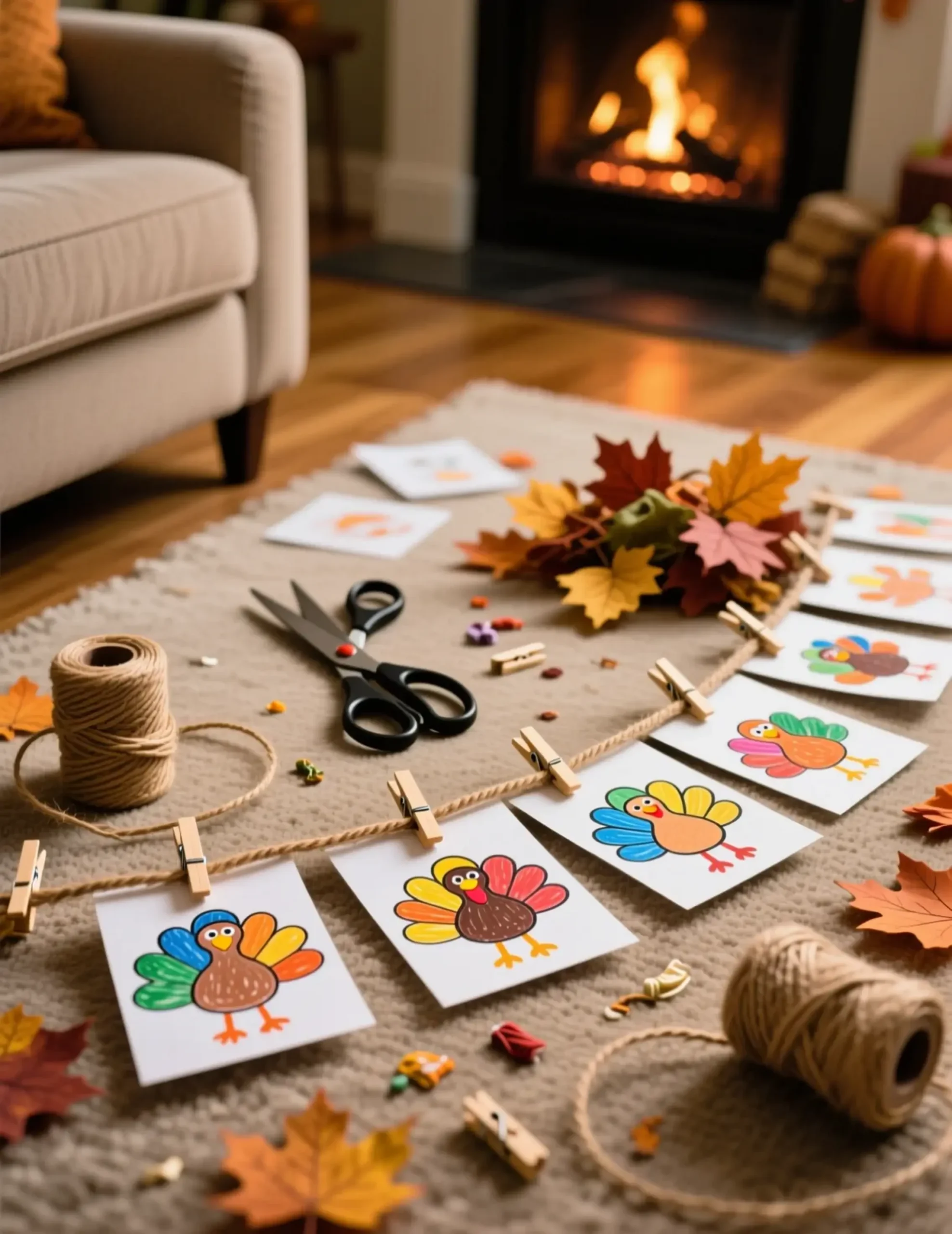 Different on a gray of each s p thanksgiving art 8217 themed wall mounted are vertically image wooden holding clipboards light children 3 piece three