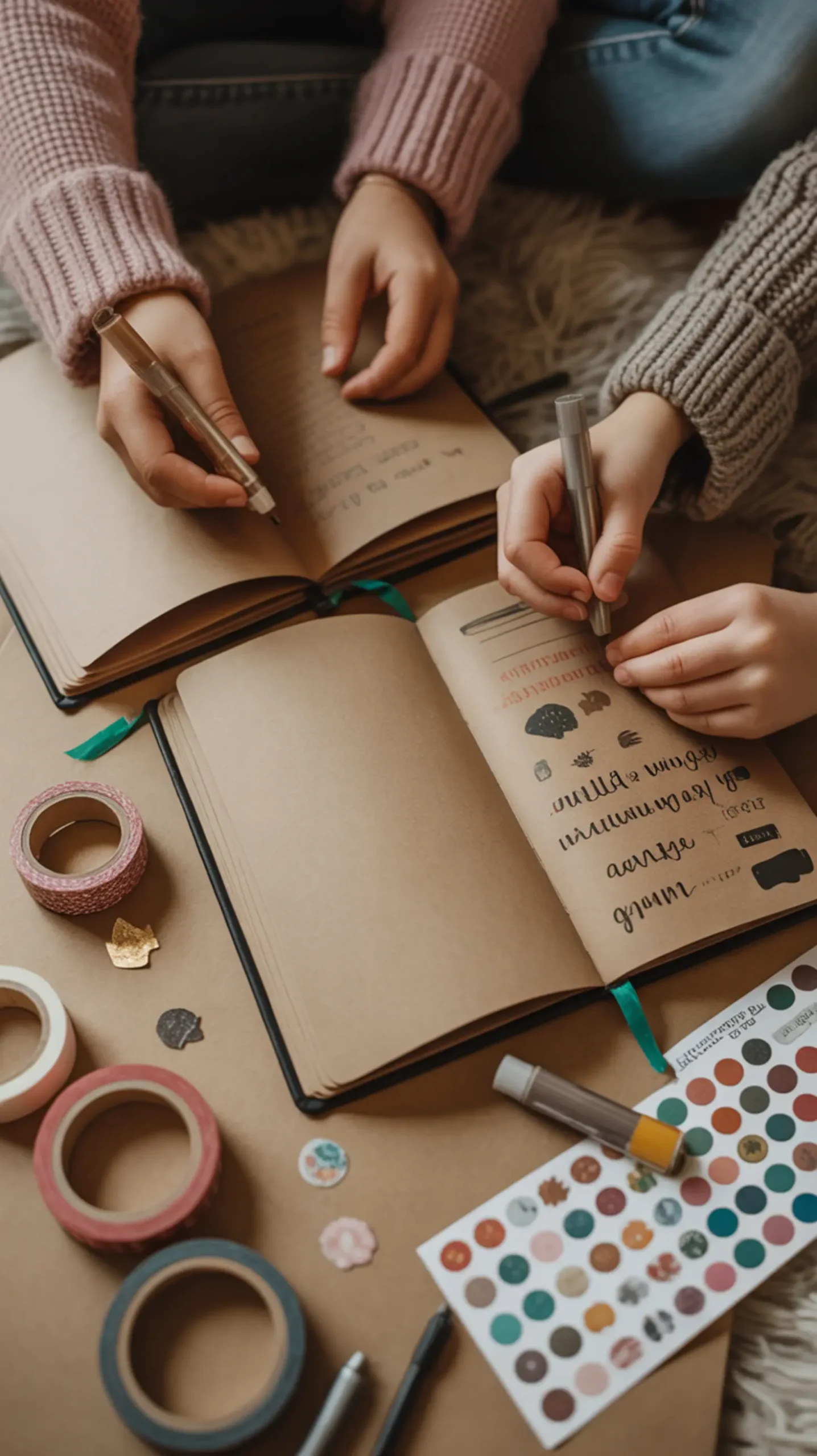 Together washi blank overhead with sitting journals tweens of p shot and an image pens two 4 tape decorating stickers