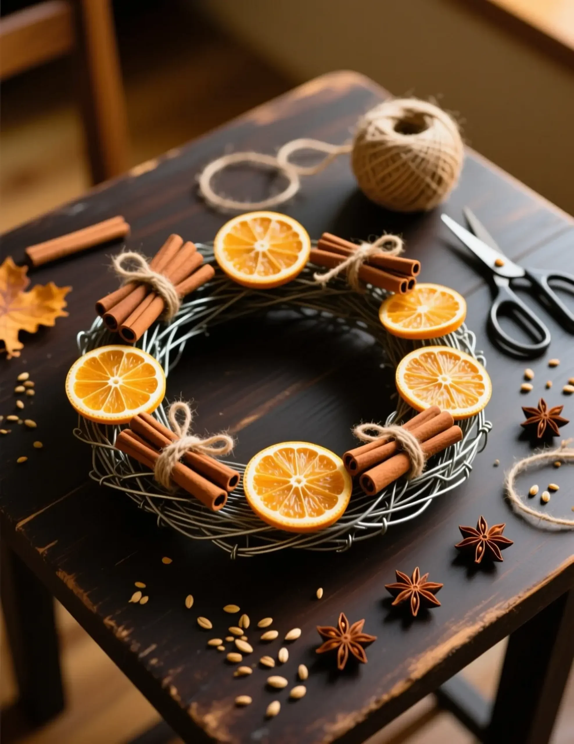 Dried h2 stick cinnamon 5 038 orange wreath fragrant the