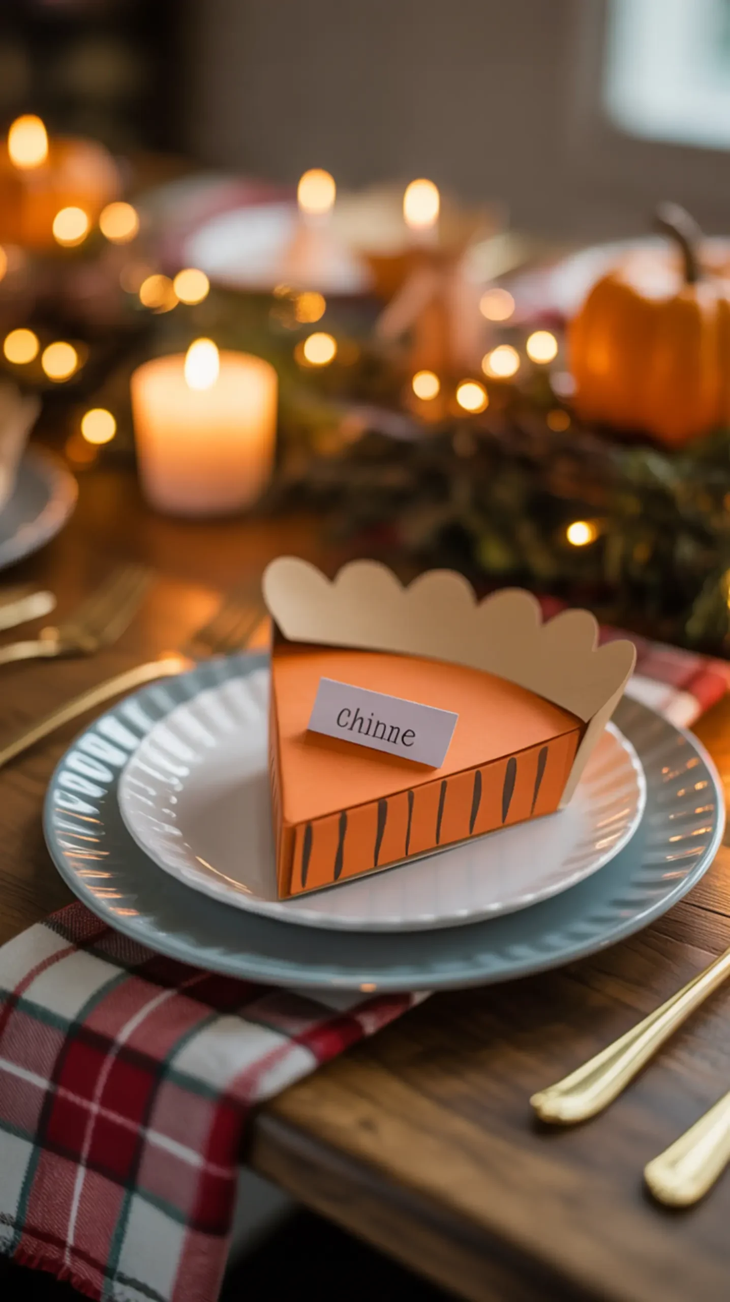 "10 Thanksgiving Crafts for Preschoolers That Practice Scissor Skills (Easy & Fun)" 5 Being used card with sitting name on a dinner written s p slice show 8217 pie it child as image craft paper pumpkin next 5 place to plate