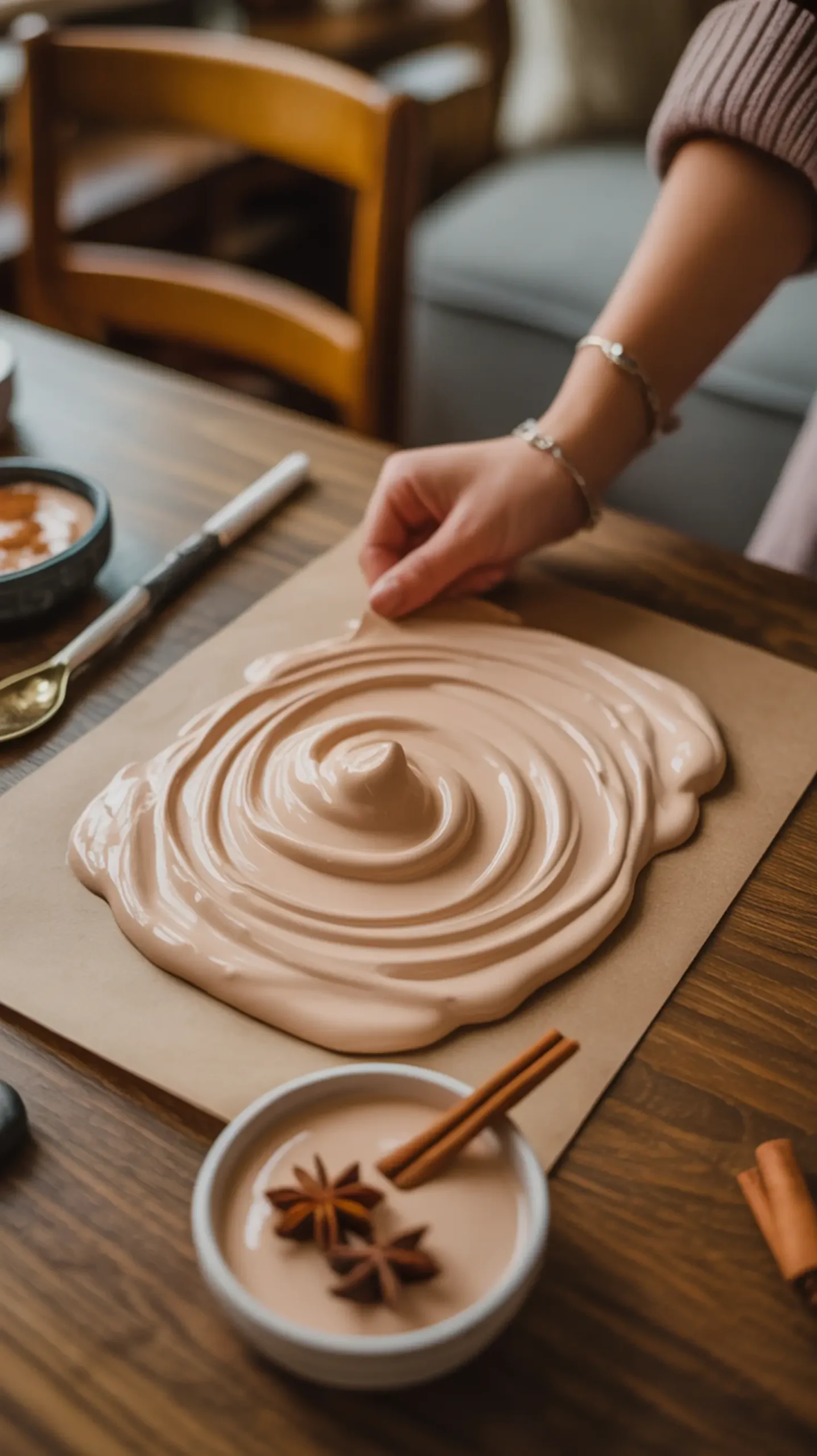 "9 Easy 'My First Thanksgiving' Crafts for Babies & One-Year-Olds" 5 Autumn paint h2 5 038 swirl sniff spice