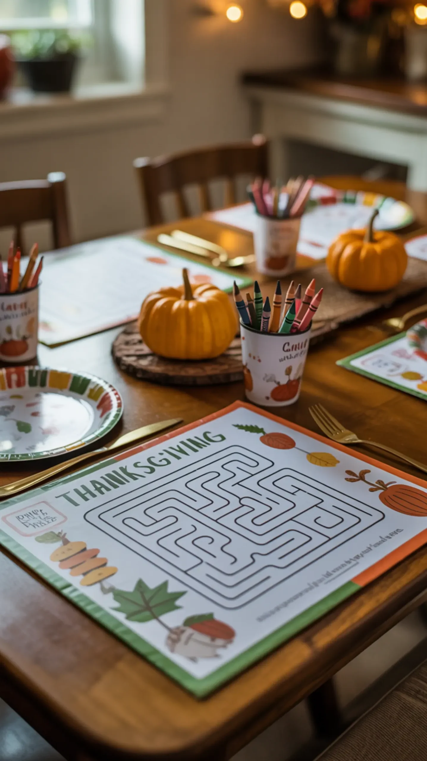"25+ FREE Thanksgiving Printables for Kids (Easy Crafts, Placemats & Activities)" 5 All one h2 in 5 activity placemat
