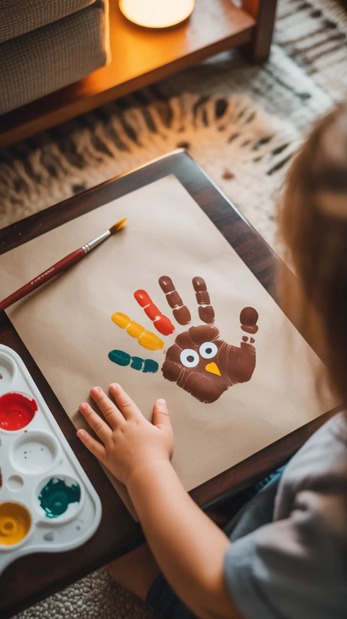 "20 Fun & Easy Thanksgiving Crafts for Preschoolers (Perfect for the Classroom)" 6 Keepsake handprint h2 6 turkey