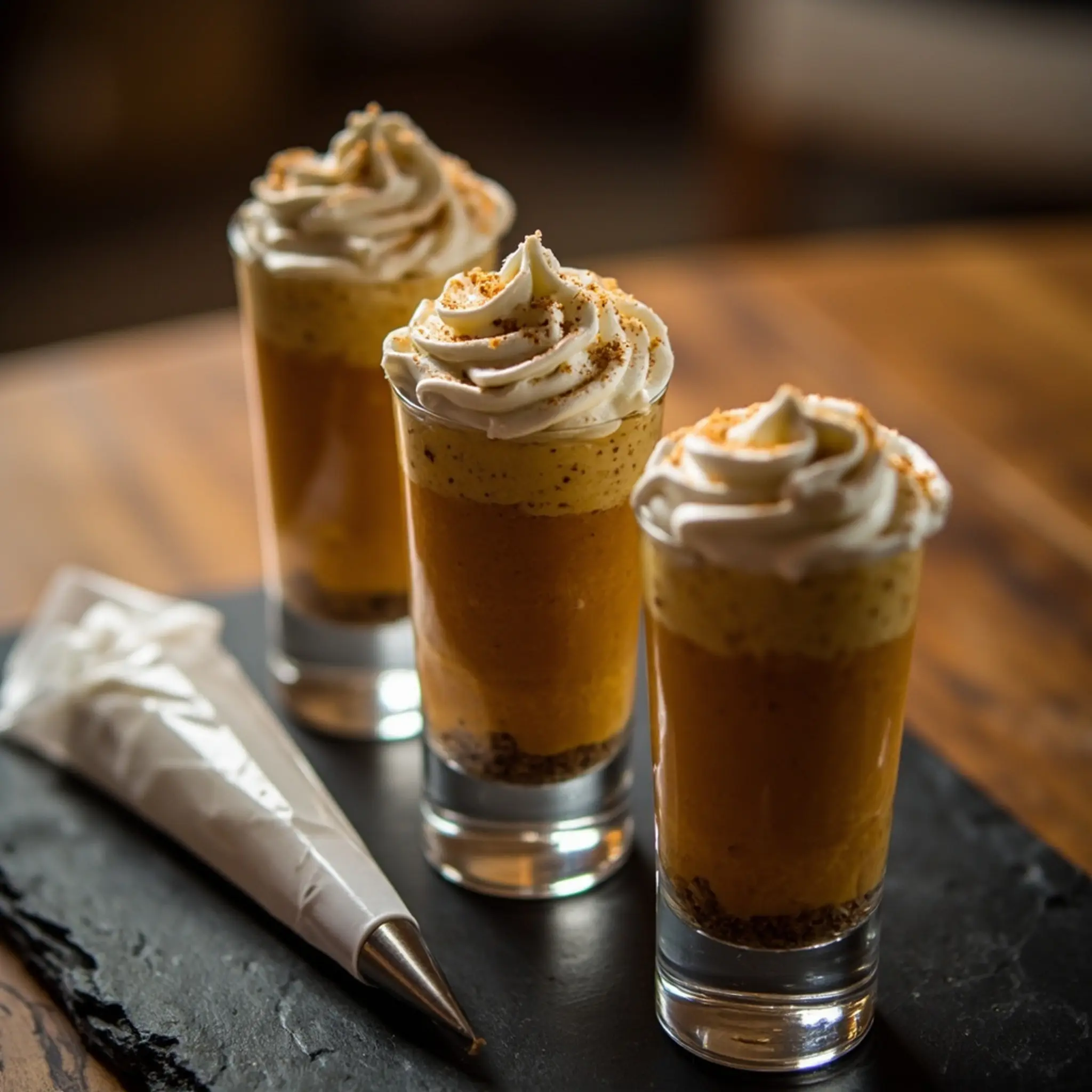 Shooters pumpkin h3 6 layered mousse