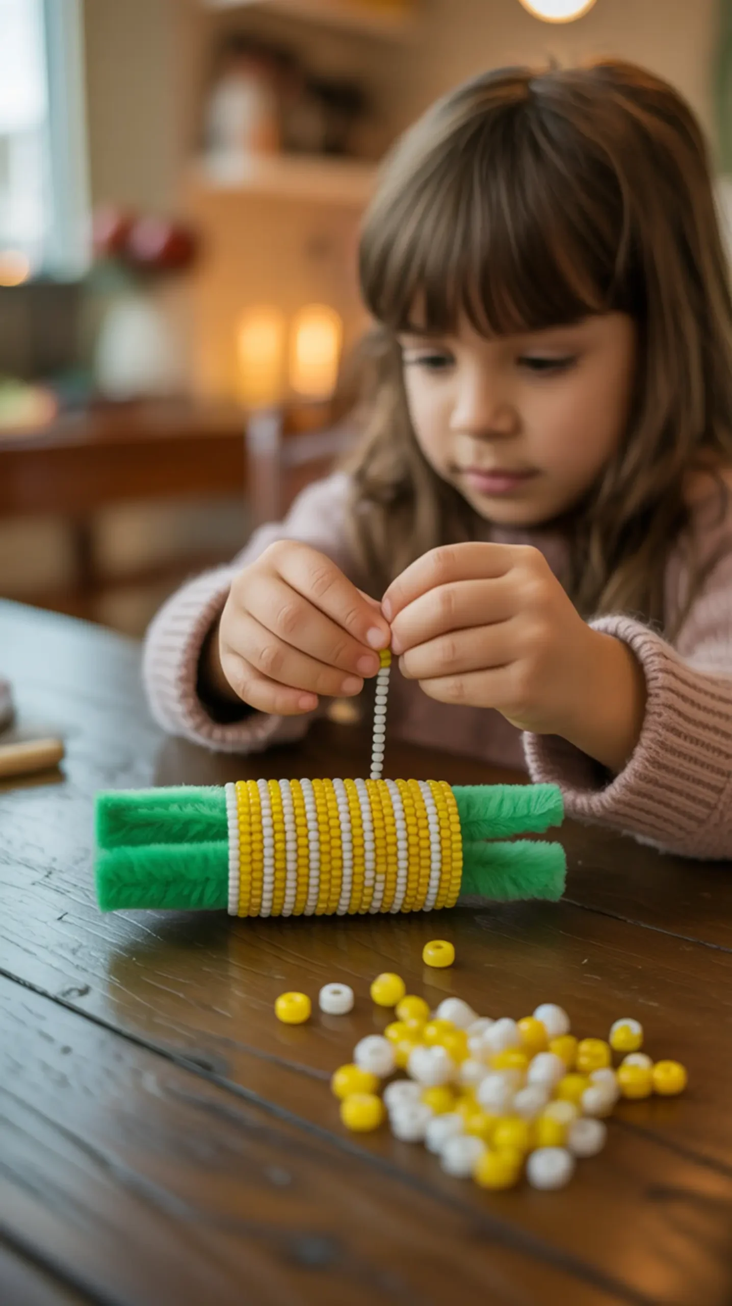 On beaded corn h2 6 cob the craft