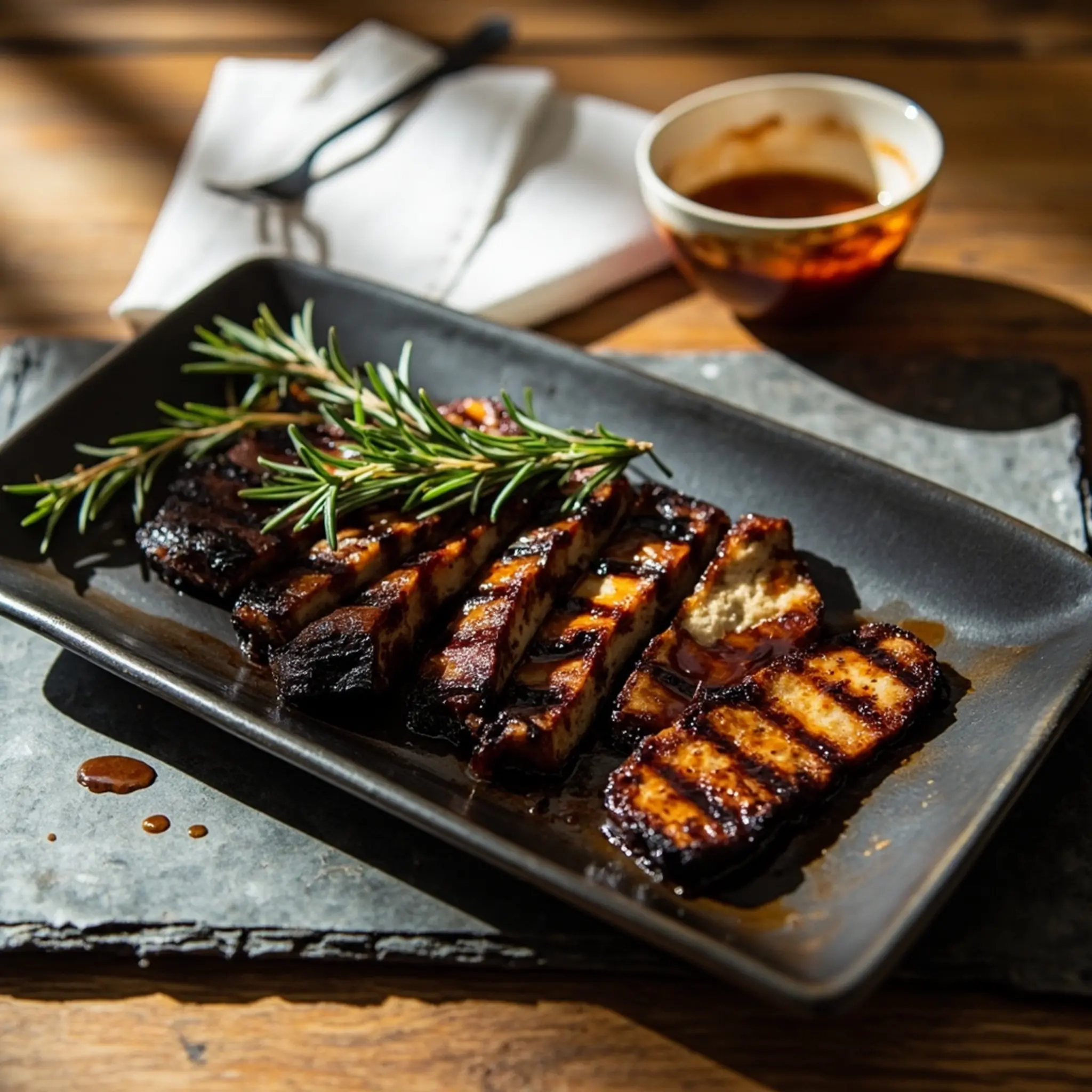 Maple smoky tempeh h3 6 glazed