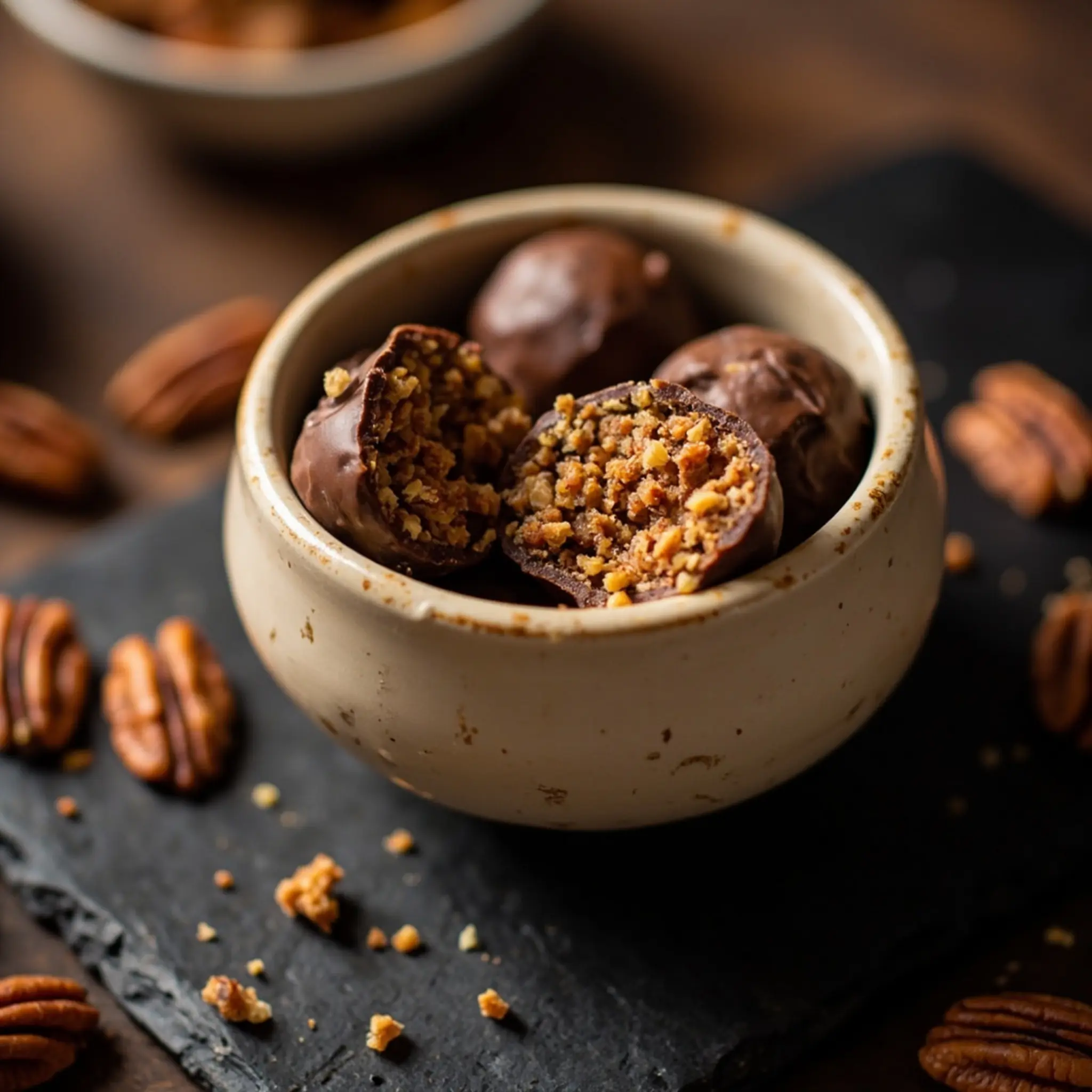 No pie h3 7 pecan truffles bake