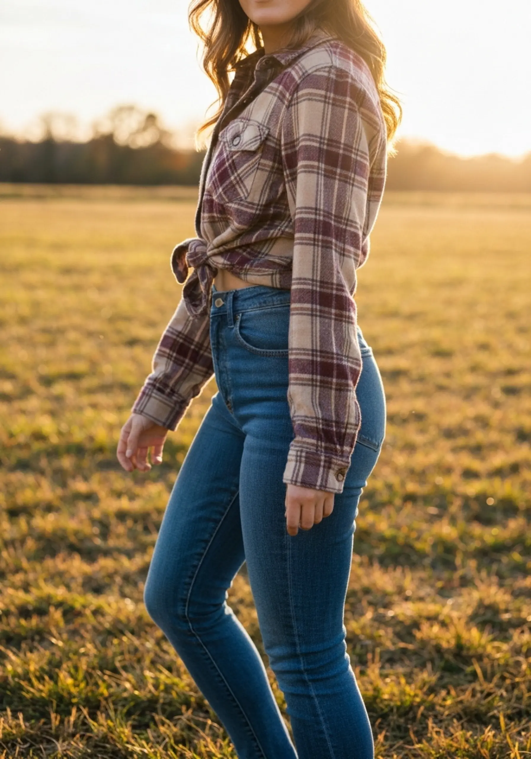 Tied h2 7 knot at waist casual the