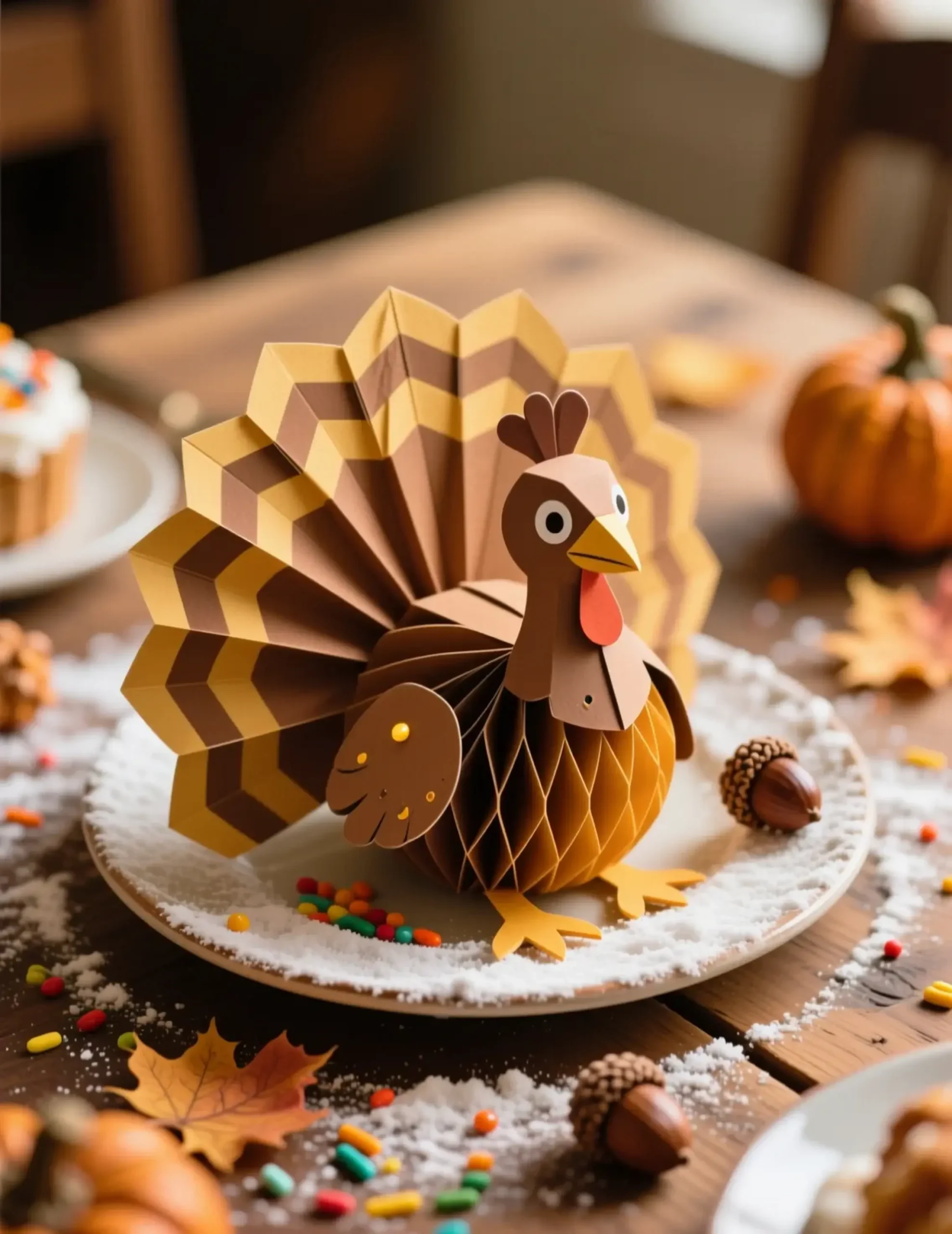 "7 Decor Items That Store Completely Flat (My Favorite Amazon Finds)" 7 Whimsical paper a the of honeycomb in 7 dessert turkey p center 3d table image sitting