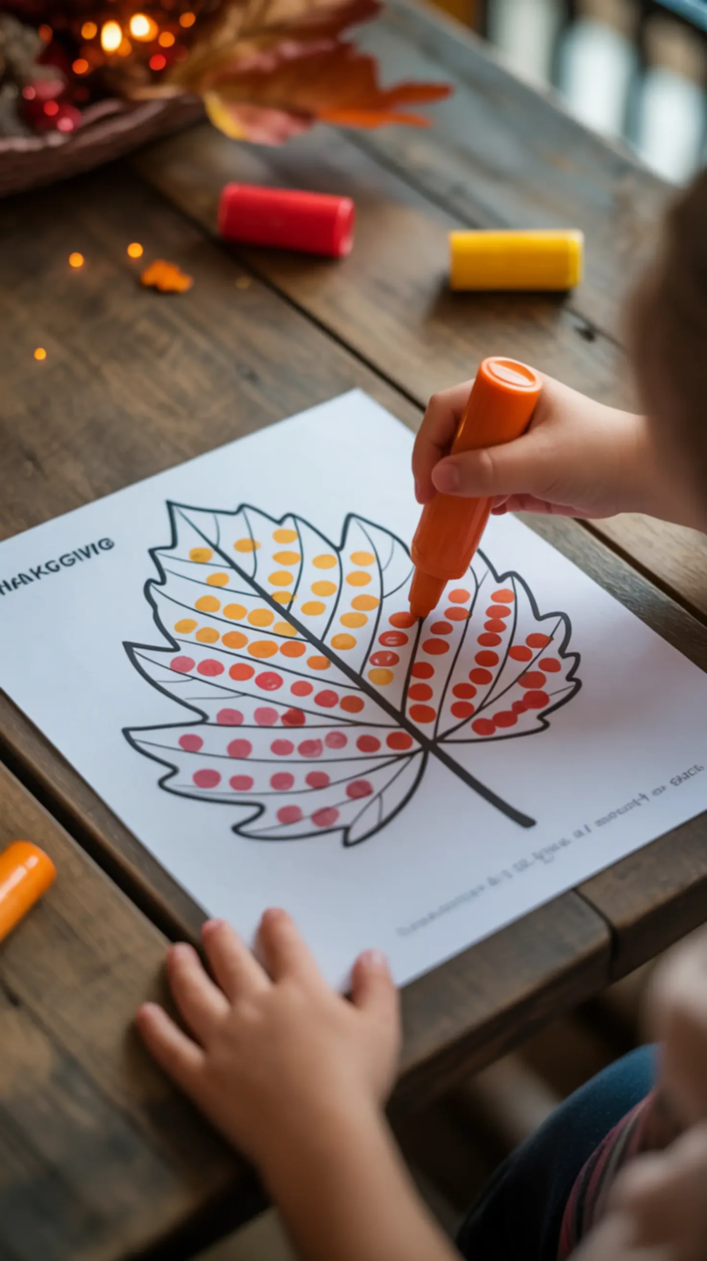 Symmetry leaf dotting h2 fall 8