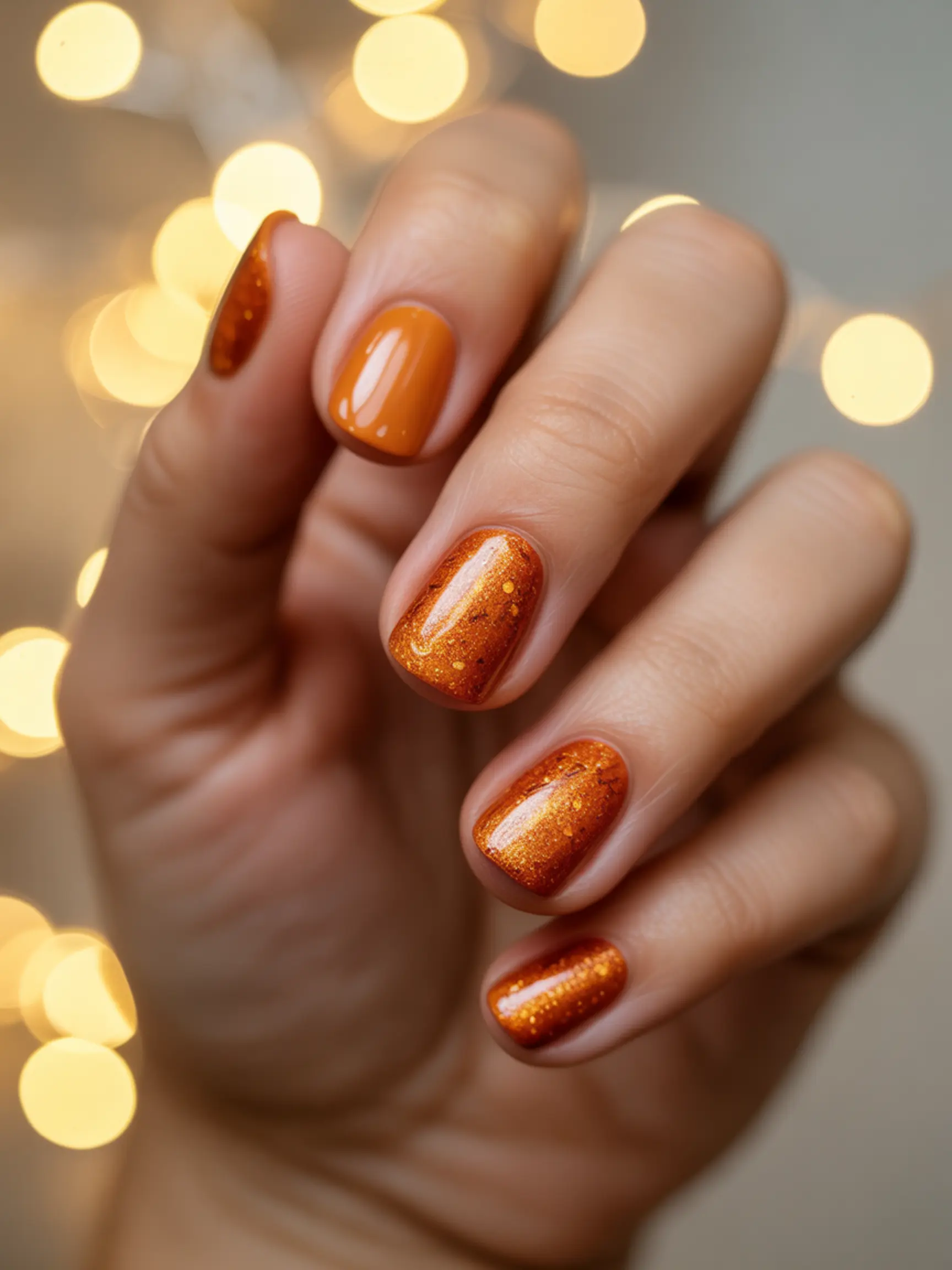 "15 Adorable Pumpkin Pie Nail Designs for Fall" 8 Polish where 8221 8220 detailed orange with a p the slice shimmery glitter pie is accent nail filling image filled 8 painted