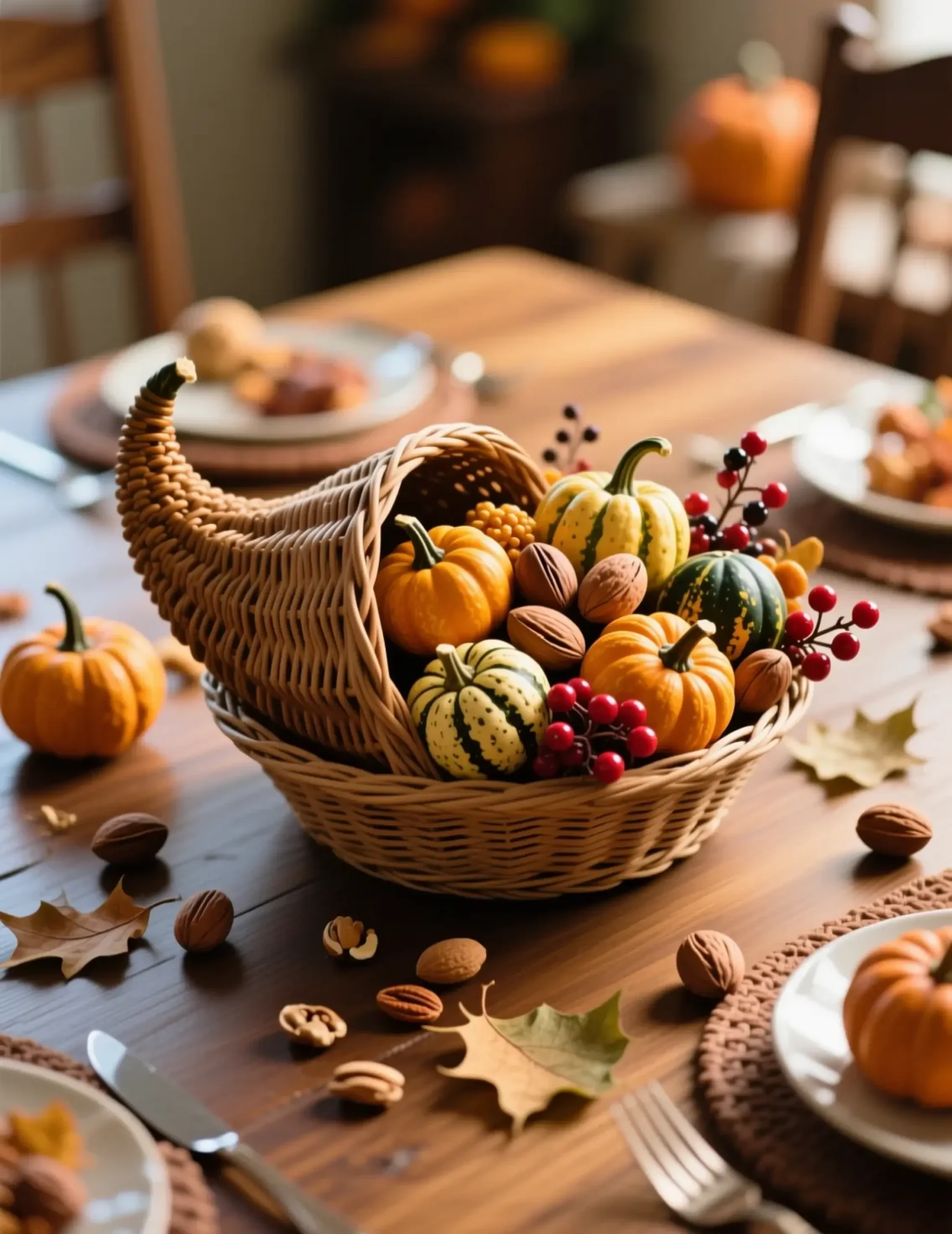 "10 Easy Ways to Transition Your Fall Decor to Thanksgiving (In 1 Hour)" 8 A h2 introduce harvest or cornucopia basket 8