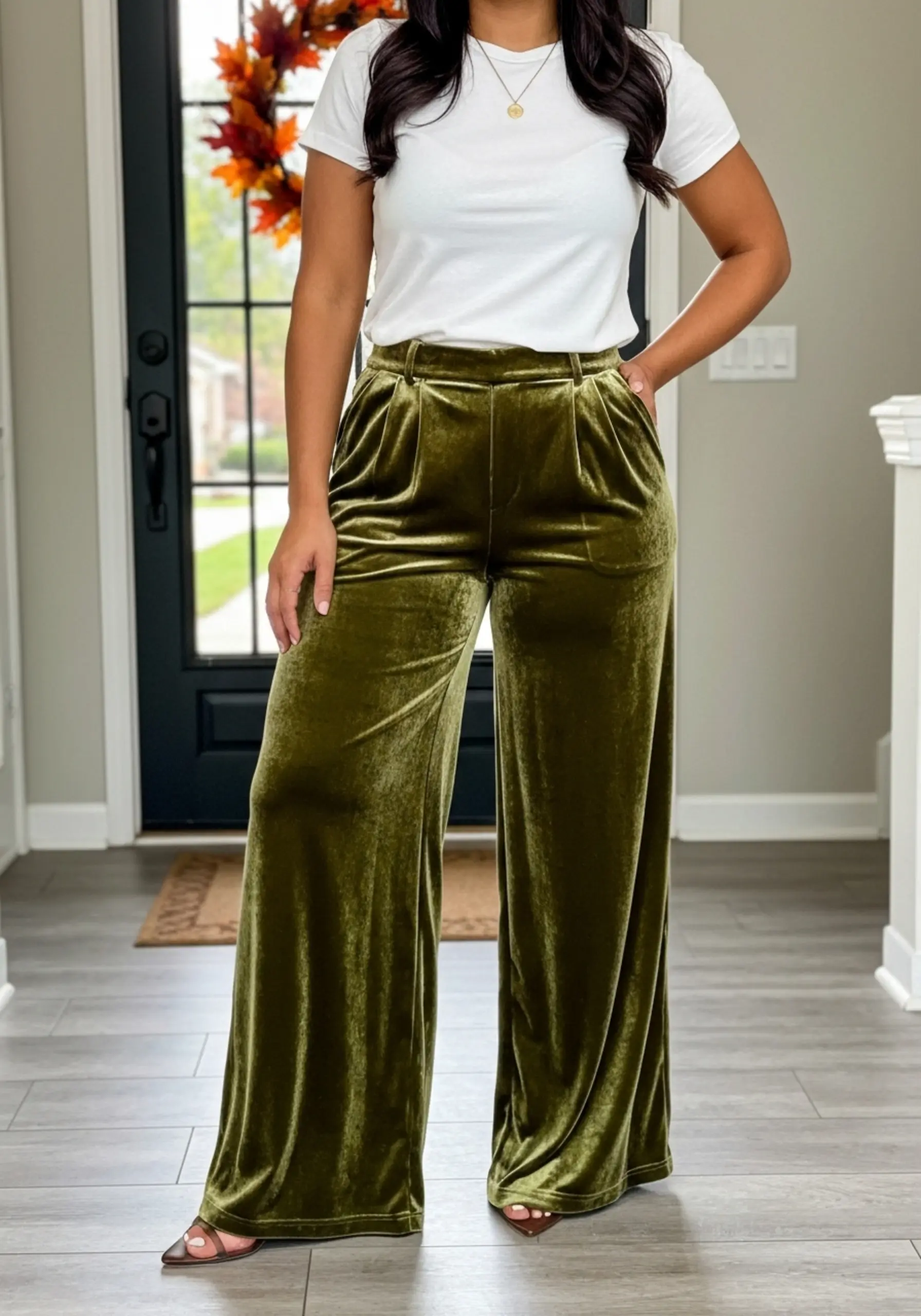 Velvet trousers luxe tee h2 038 simple the 8