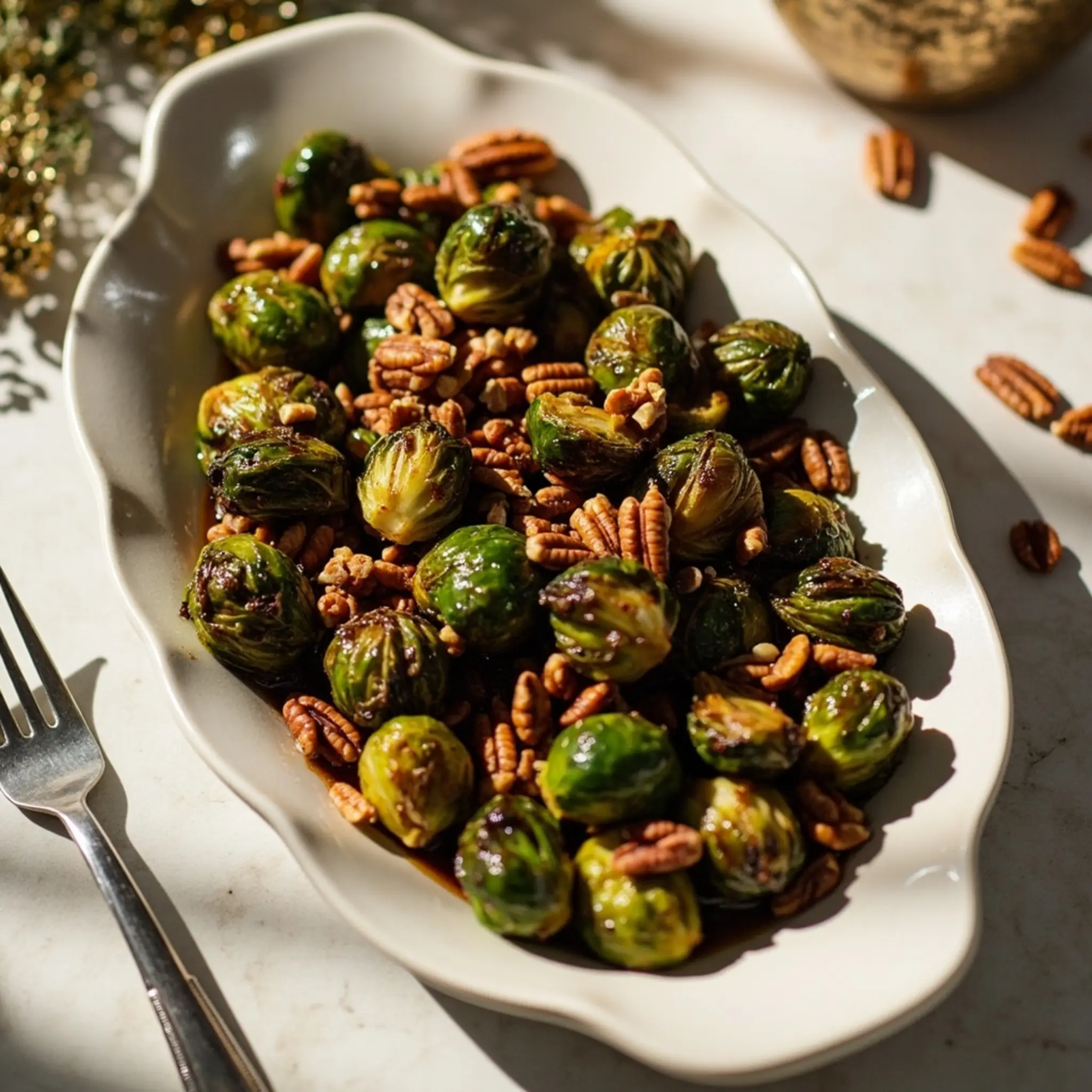 Maple sprouts pecans h3 balsamic brussels with 8