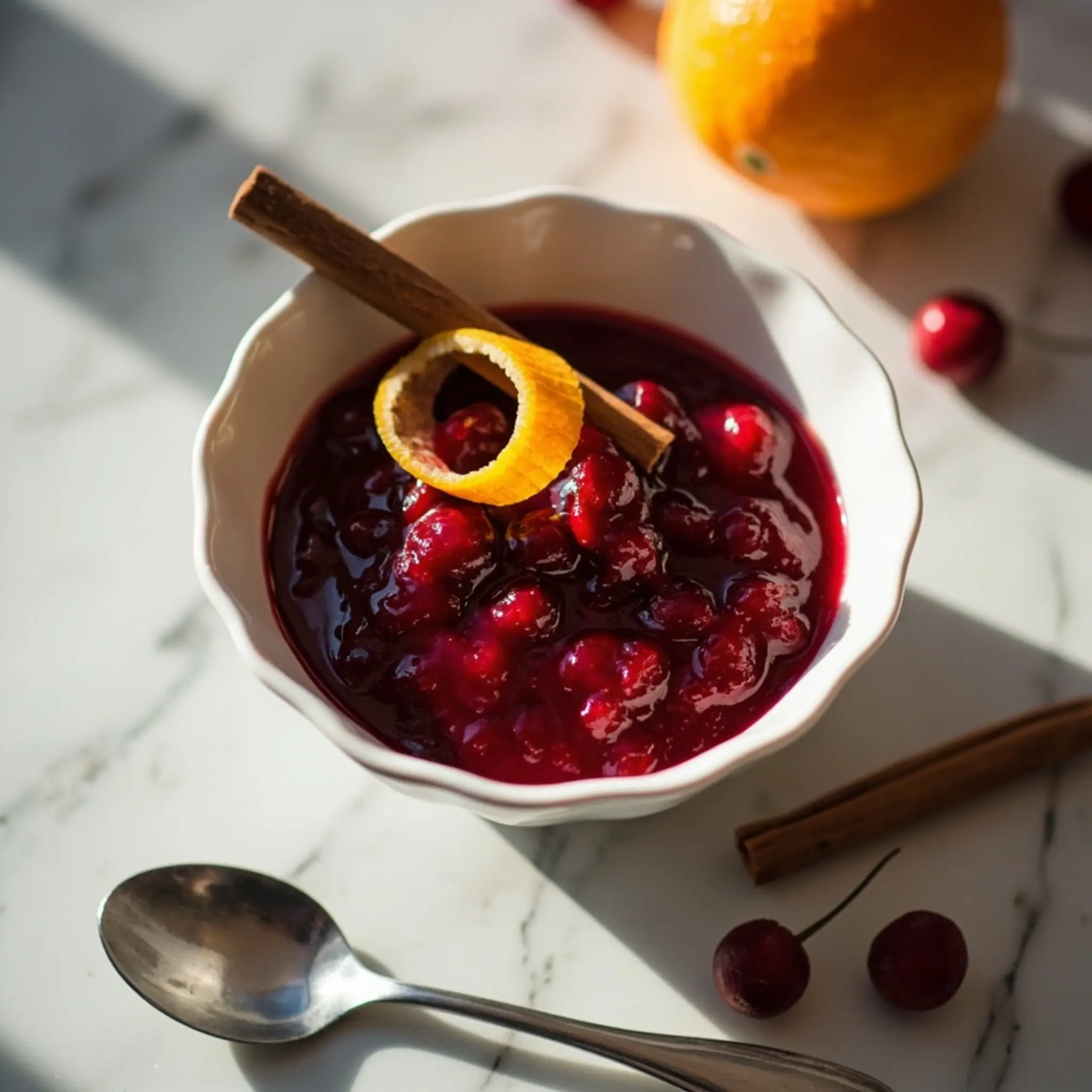 And h3 cinnamon cranberry orange with sauce 9