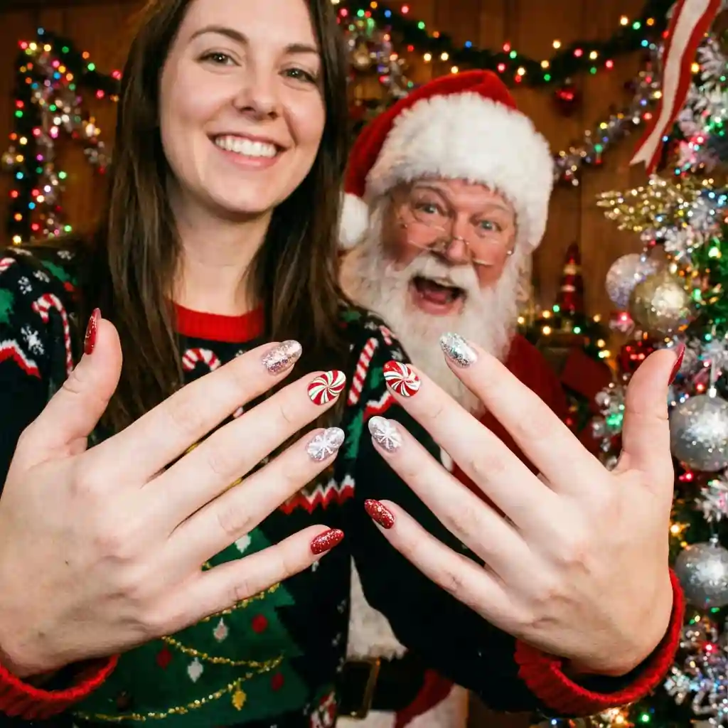 Christmas Landing page 7 Festive Nail Art